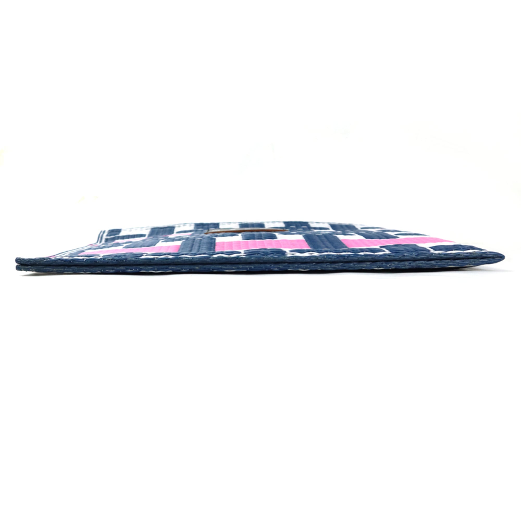 Marni Navy Pink White Pvc Handbag (Pre-Owned)