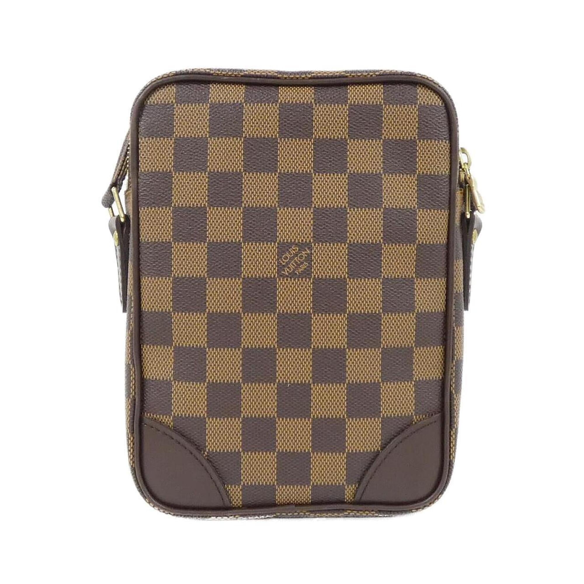 Louis Vuitton Ebene Coated Canvas Shoulder Bag (Pre-Owned)