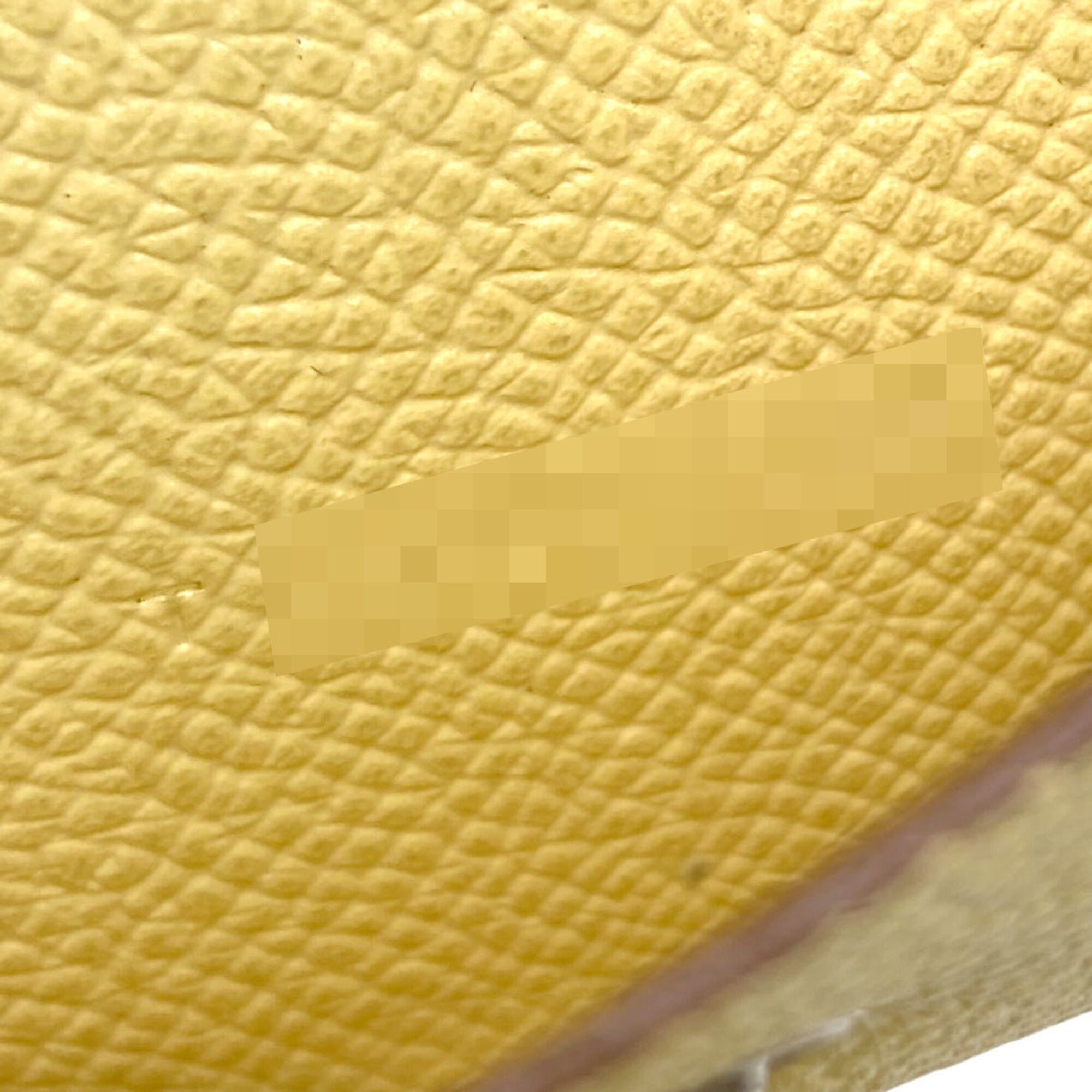 Hermes Yellow Epsom Leather Coin Purse/Coin Case (Pre-Owned)