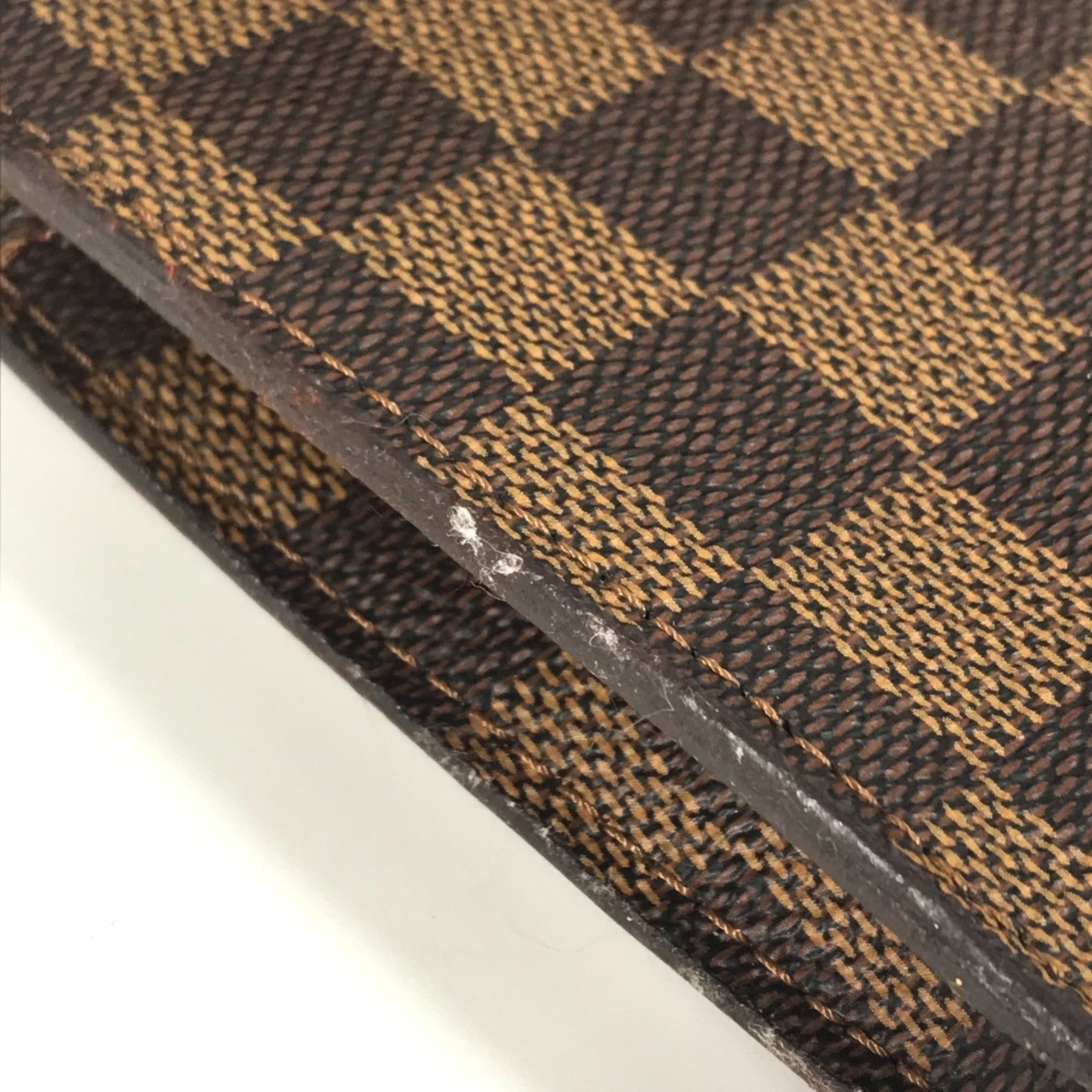 Louis Vuitton Brown Damier Canvas Shoulder Bag Tote Bag (Pre-Owned)