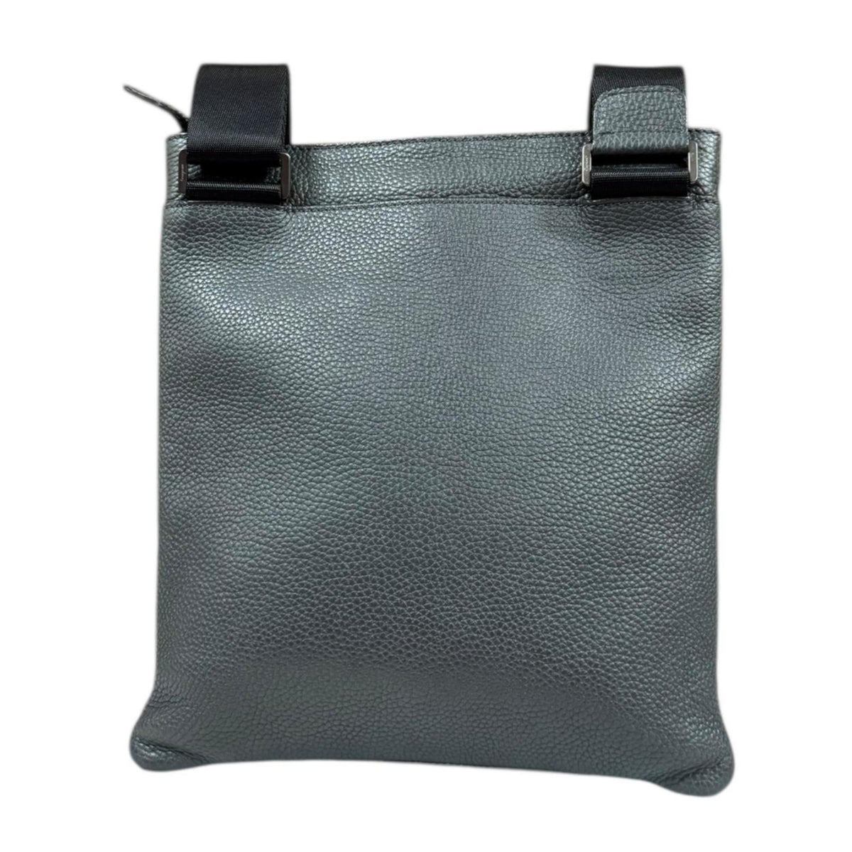 Salvatore Ferragamo Gray Leather Shoulder Bag (Pre-Owned)