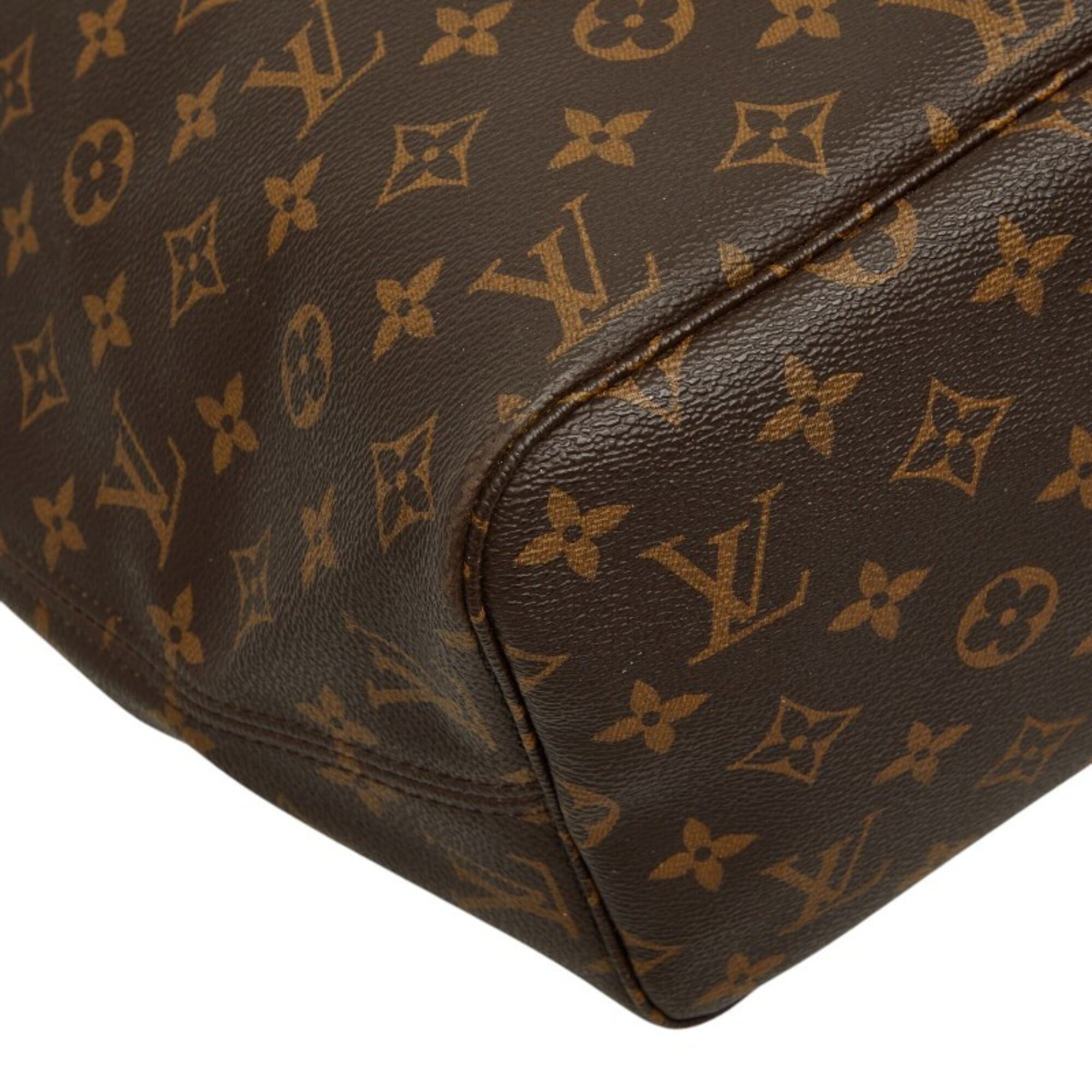 Louis Vuitton Monogram Brown Pvc Leather Tote Bag (Pre-Owned)