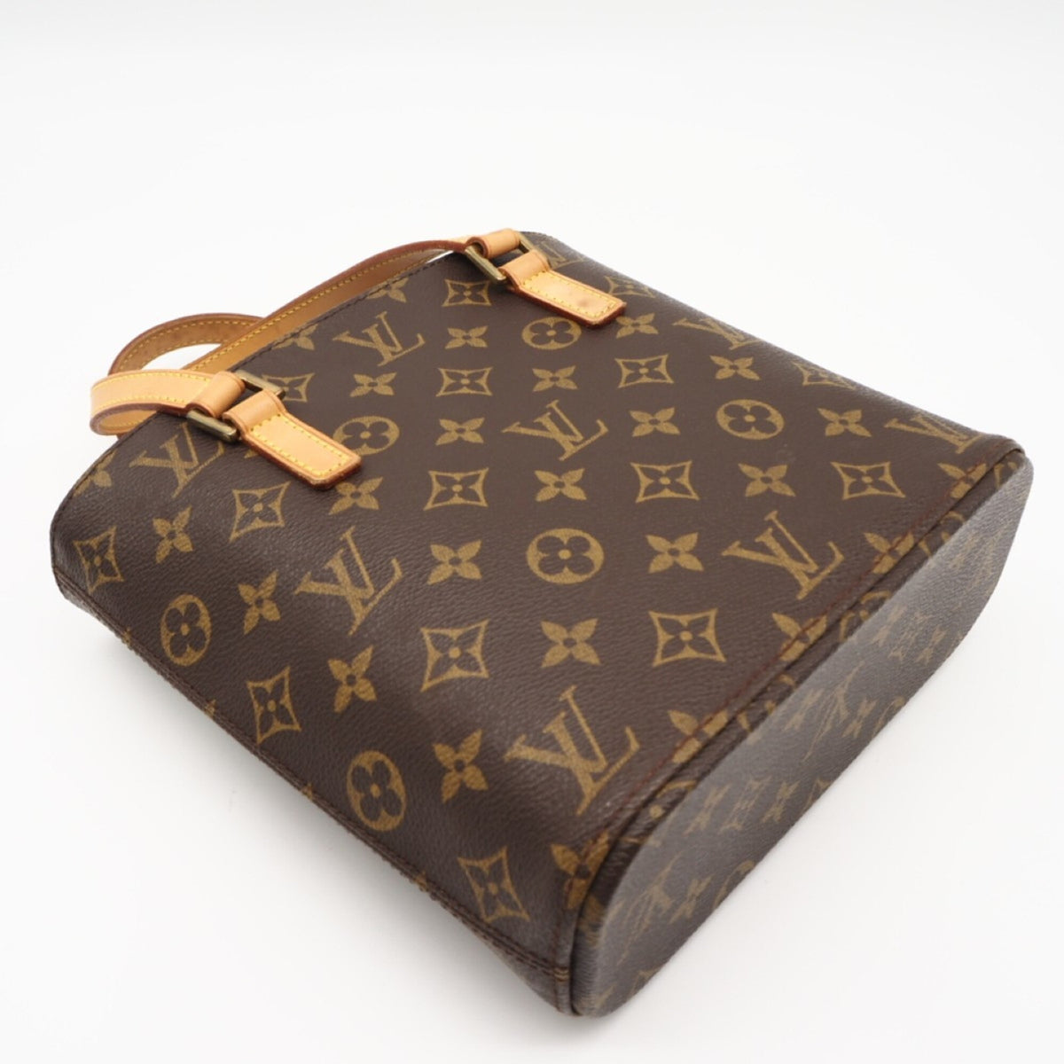 Louis Vuitton Monogram Brown Coated Canvas Leather Handbag (Pre-Owned)