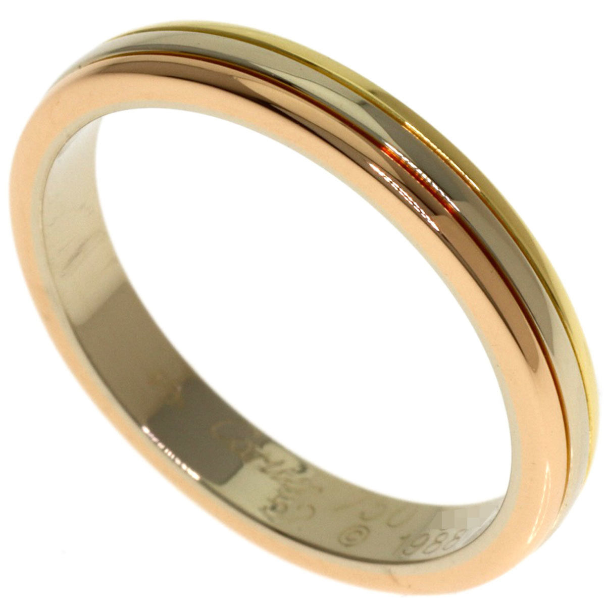 Cartier Yellow Gold (18K) Pink Gold (18K) White Gold (18K) Band Ring (Pre-Owned)