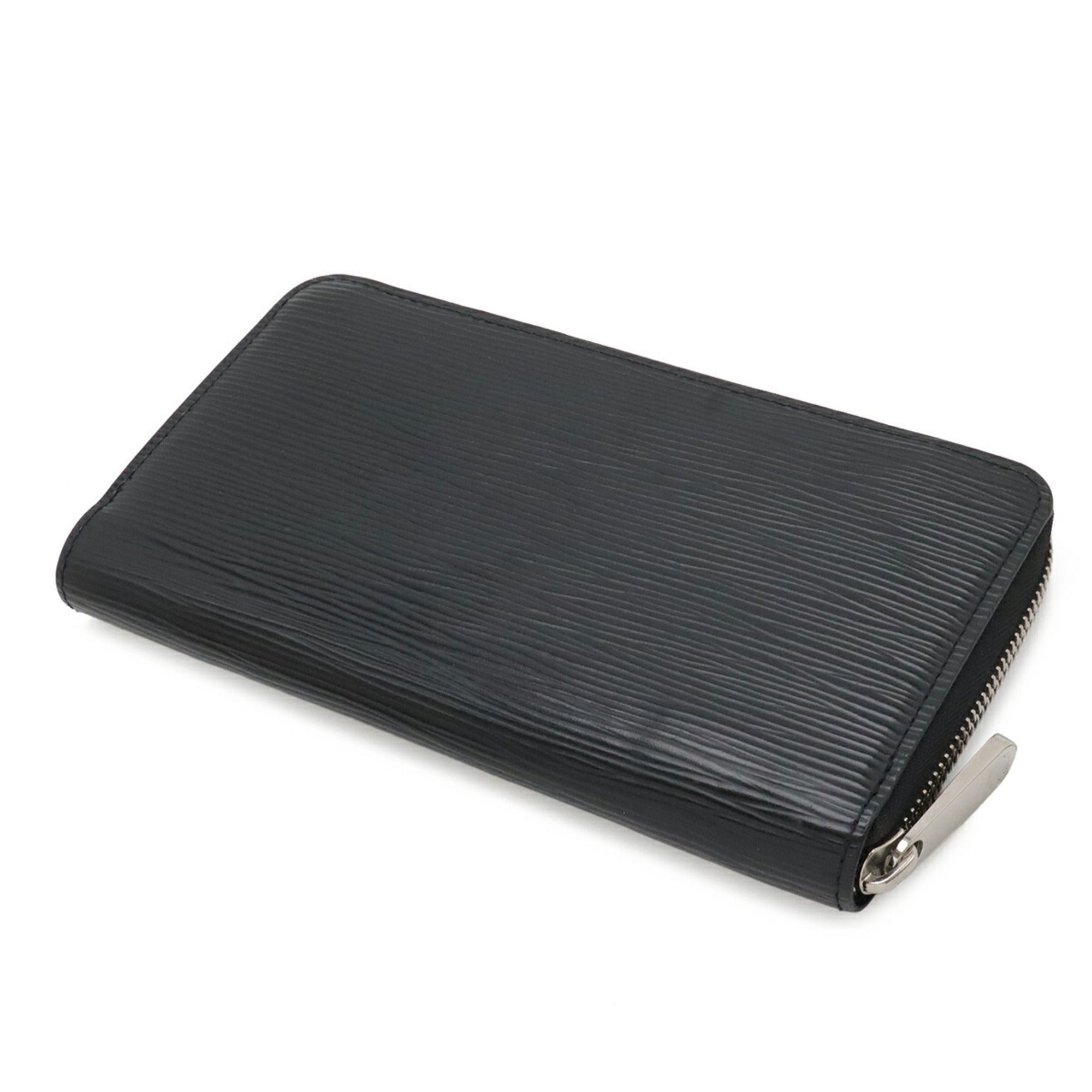 Louis Vuitton Black Noir Epi Leather Long Wallet (Bi-Fold) (Pre-Owned)