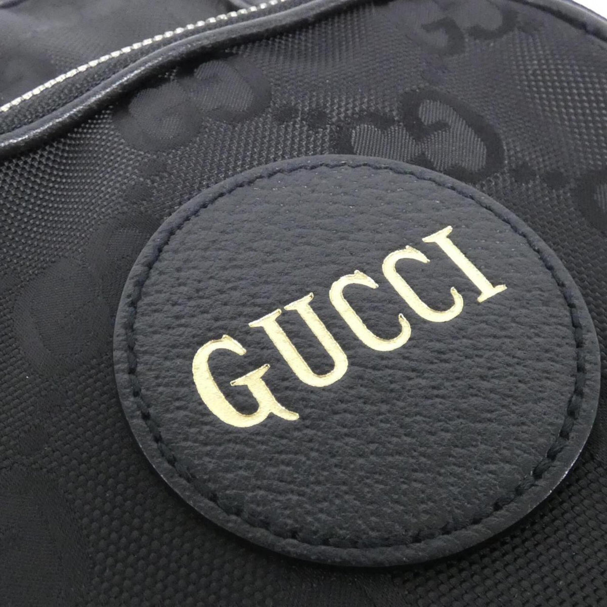 Gucci Black Nylon Leather Shoulder Bag (Pre-Owned)