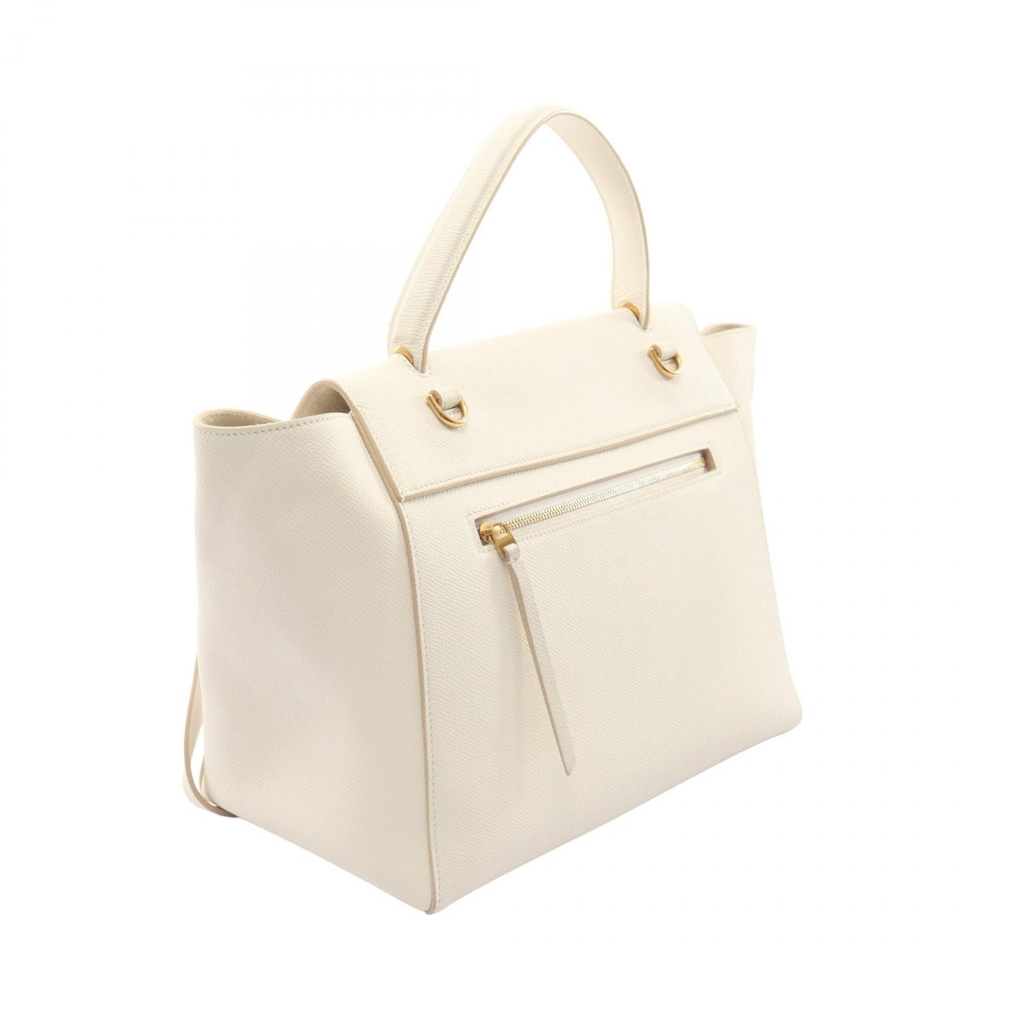 Celine White Leather Handbag (Pre-Owned)