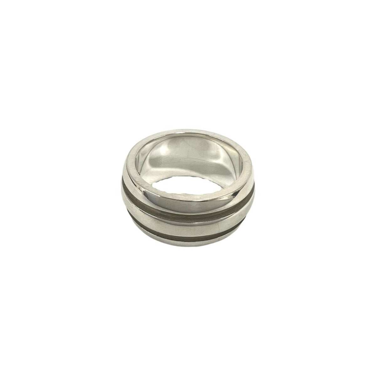 Tiffany Silver Silver 925 Band Ring (Pre-Owned)