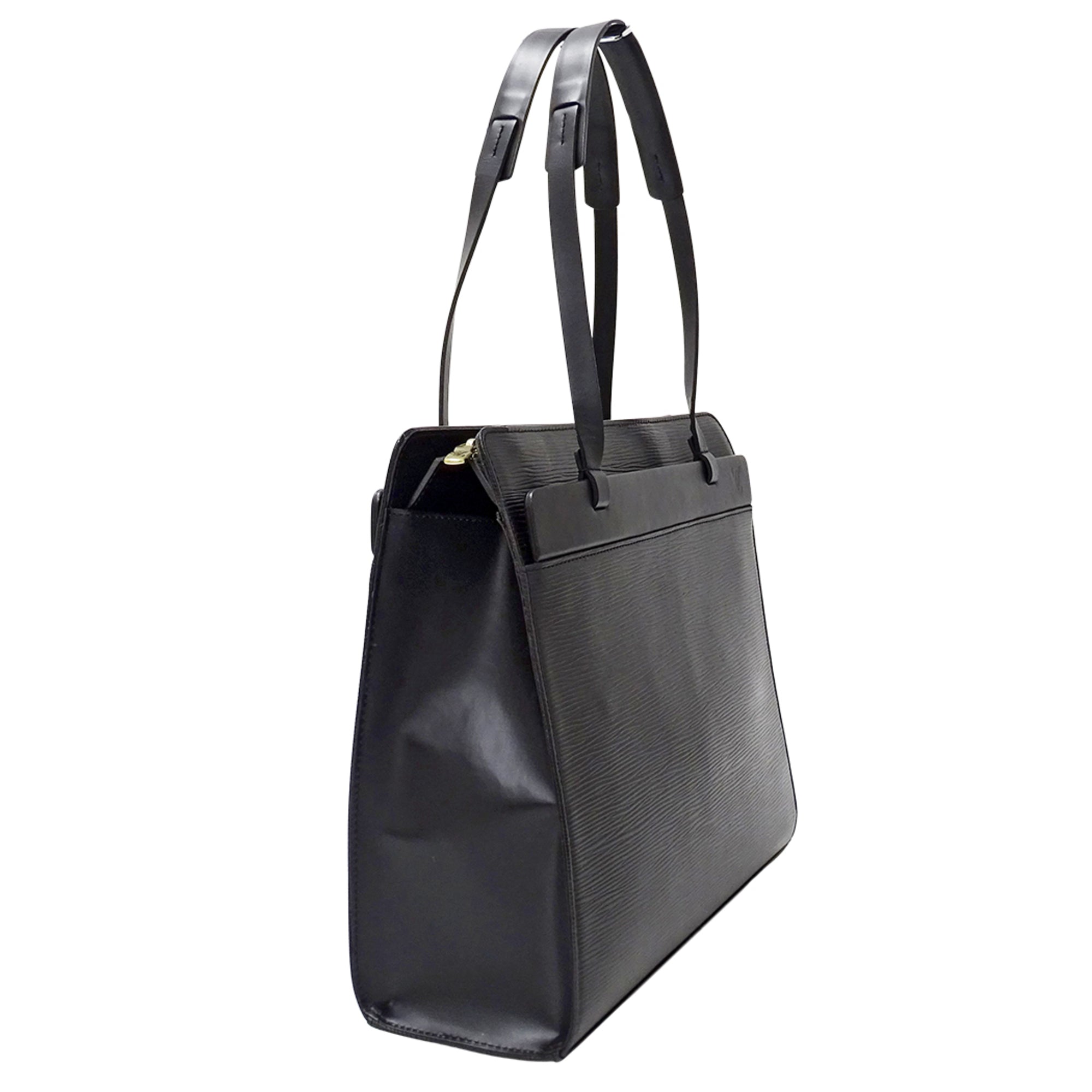 Louis Vuitton Black Galle Noir Epi Leather Handbag Tote Bag (Pre-Owned)