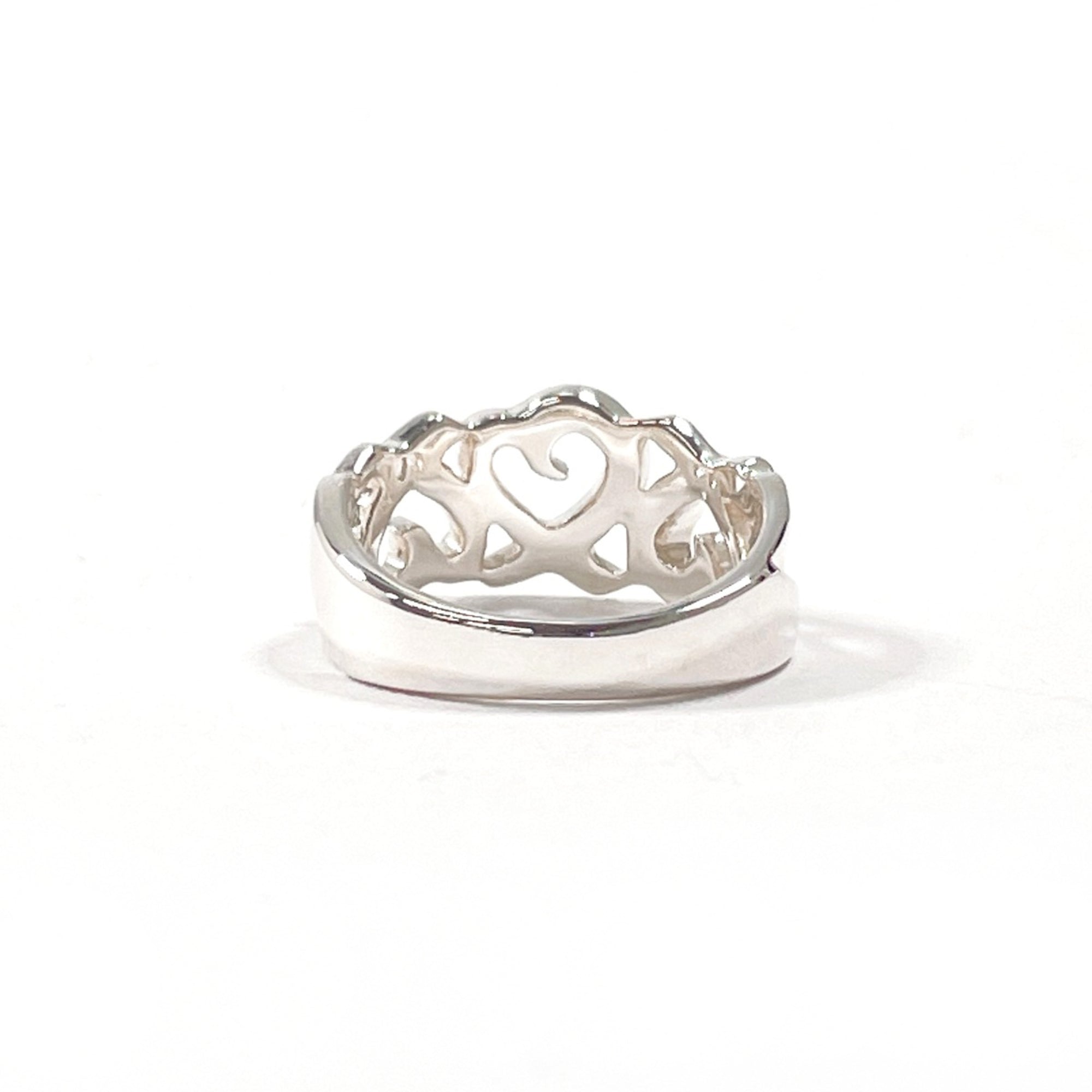 Tiffany Silver Silver 925 Band Ring (Pre-Owned)