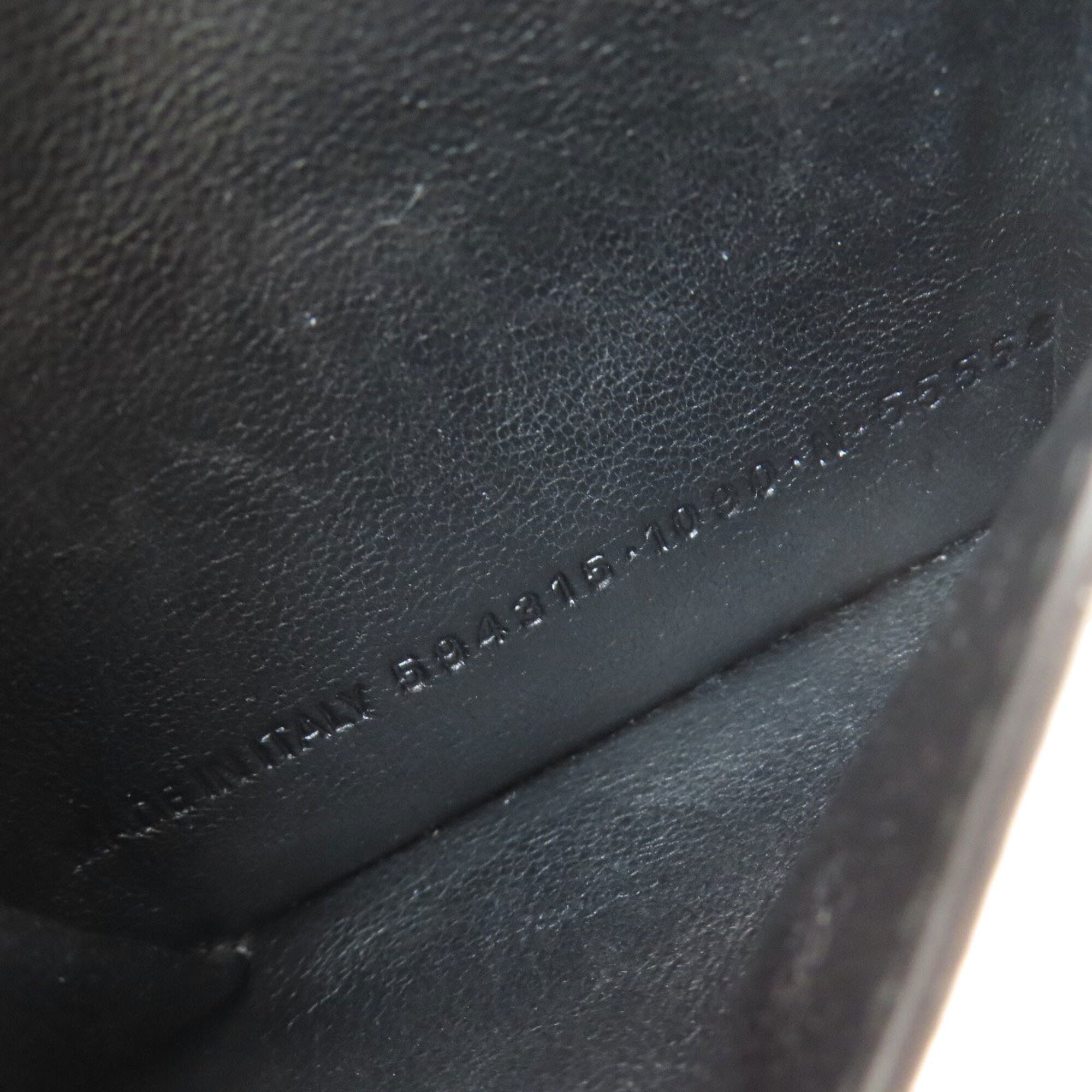 Balenciaga Black Leather Wallet (Bi-Fold) (Pre-Owned)