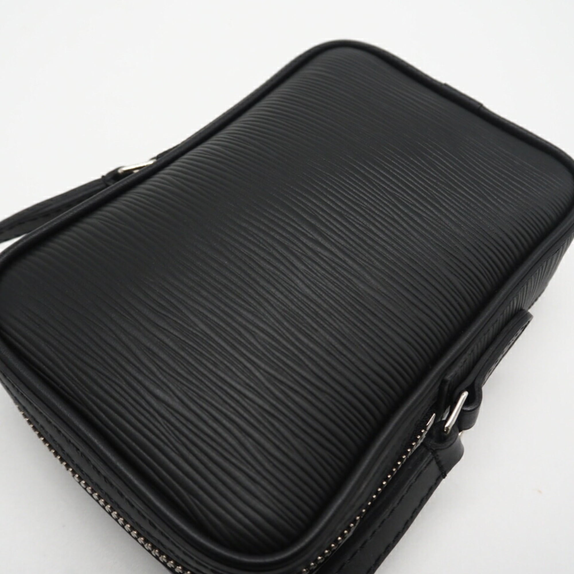 Louis Vuitton Black Yellow Leather Shoulder Bag (Pre-Owned)