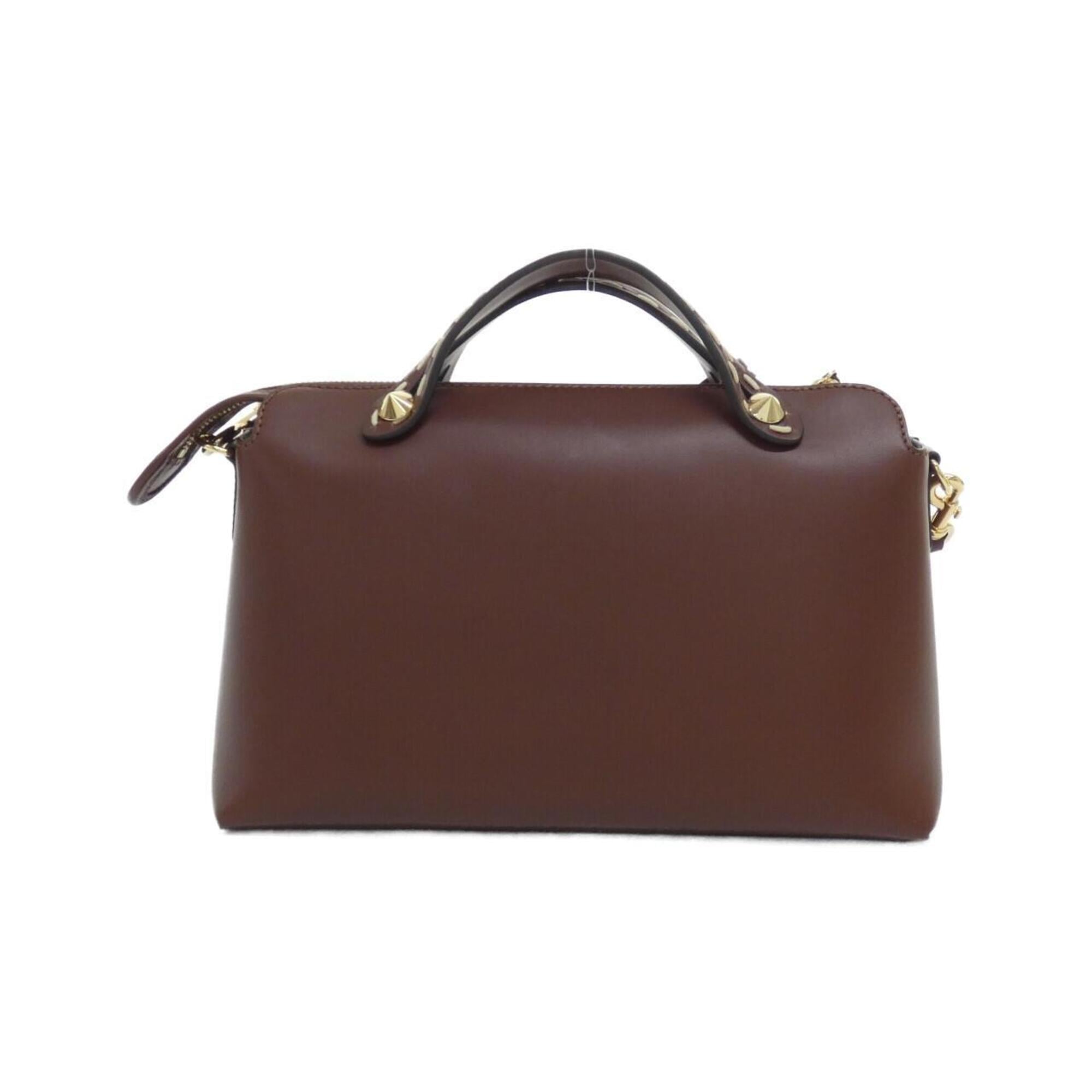 Fendi By The Way Brown Leather Handbag (Pre-Owned)