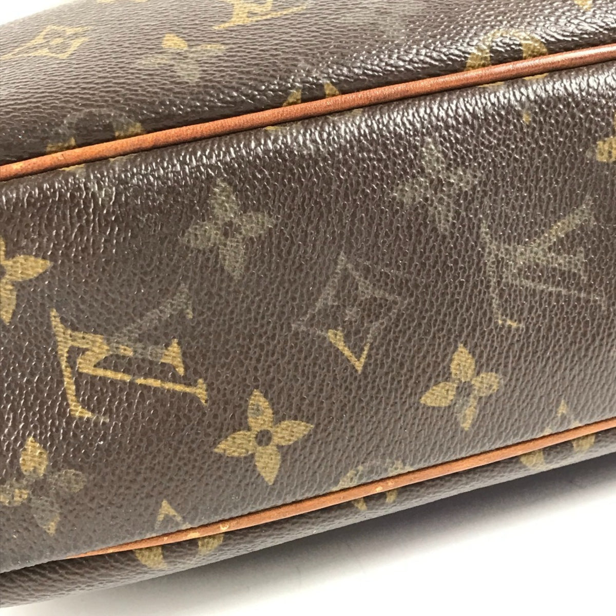 Louis Vuitton Brown Monogram Handbag Tote Bag (Pre-Owned)