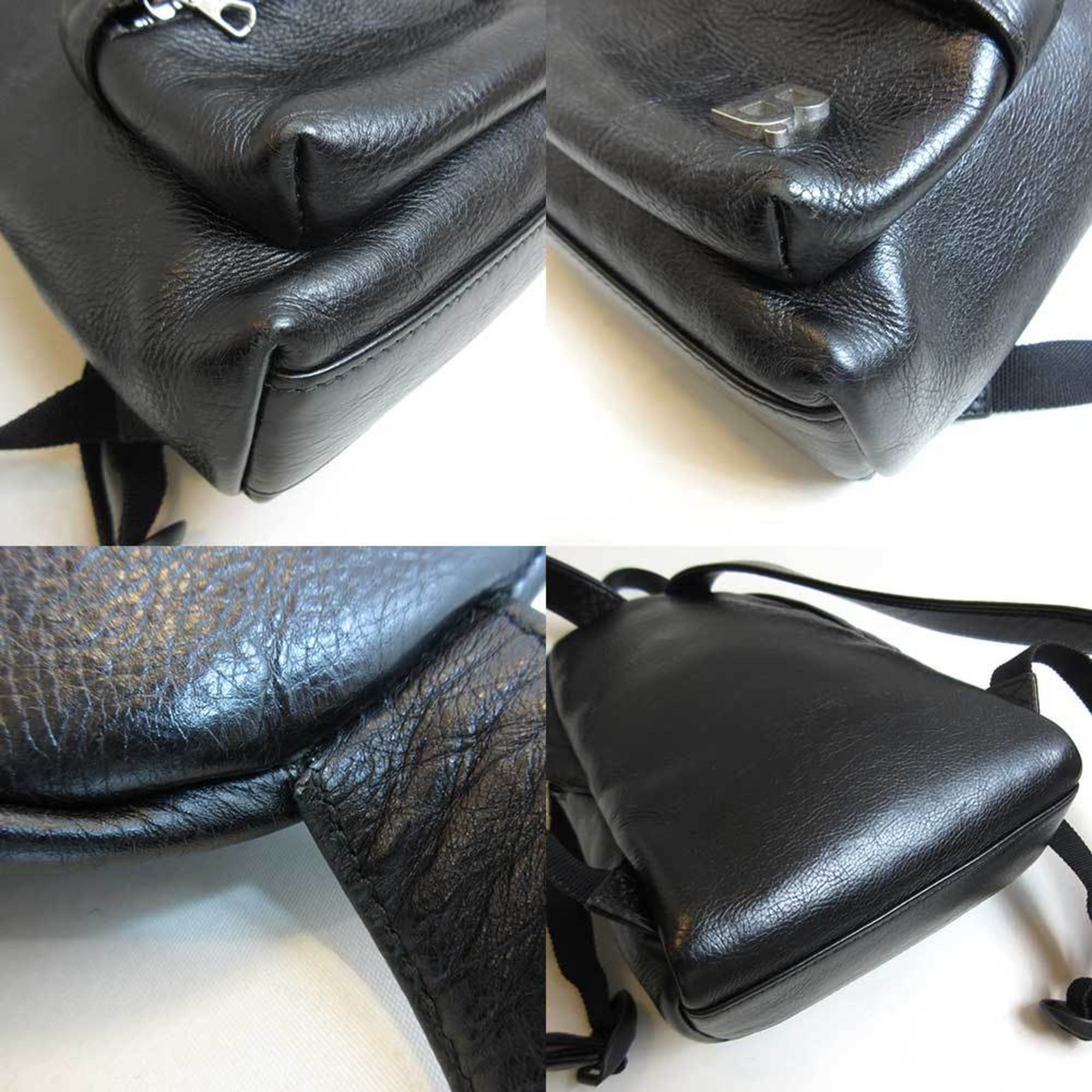 Balenciaga Black Leather Backpack (Pre-Owned)