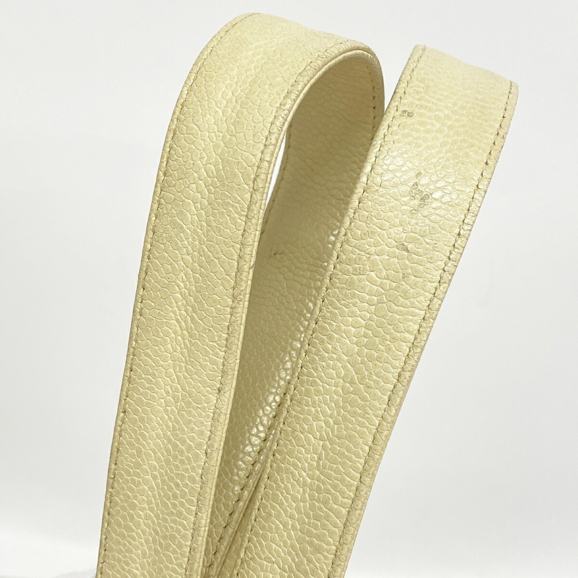 Chanel Ivory Grained Calfskin Tote Bag (Pre-Owned)