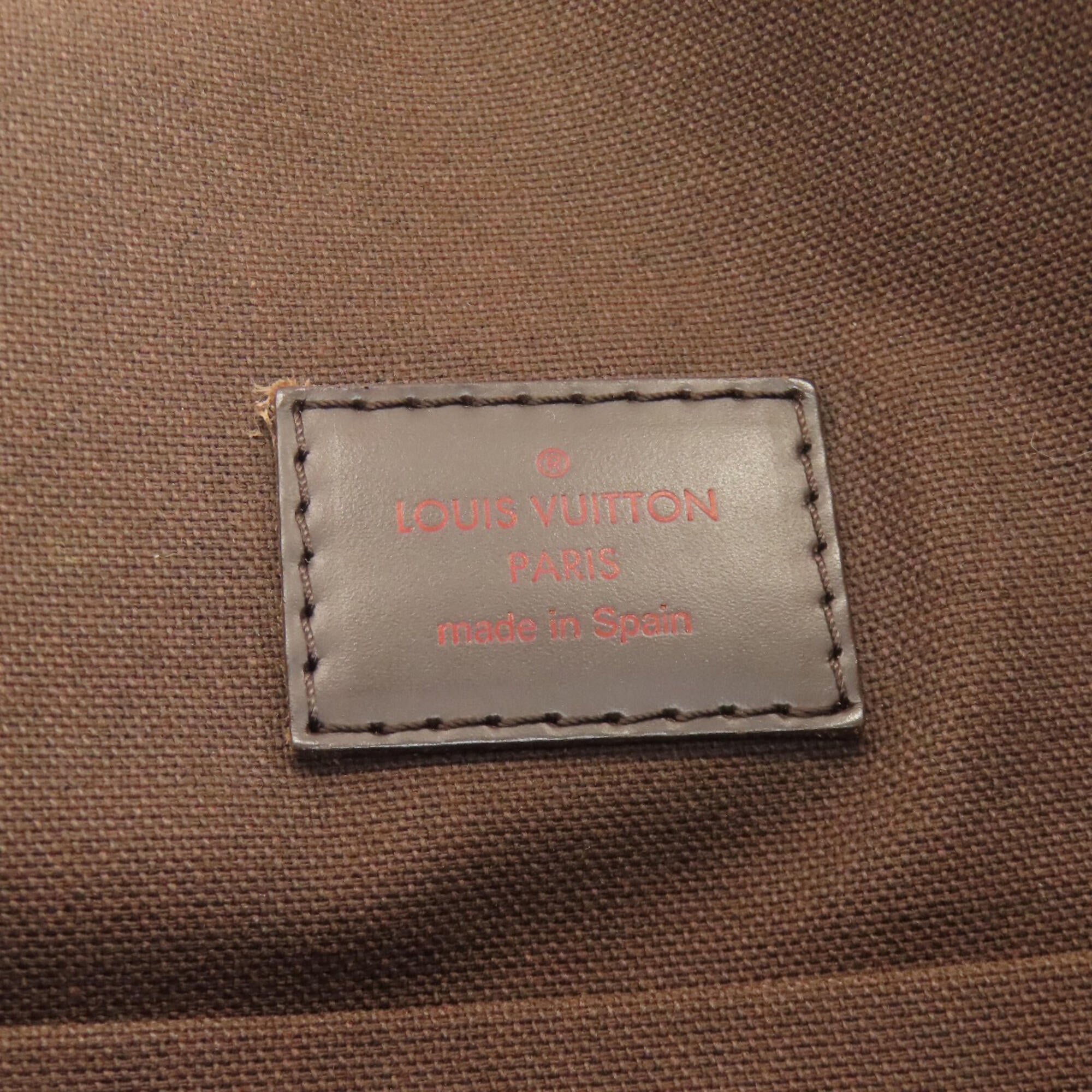 Louis Vuitton Brown Damier Canvas Ebene Damier Canvas Shoulder Bag (Pre-Owned)