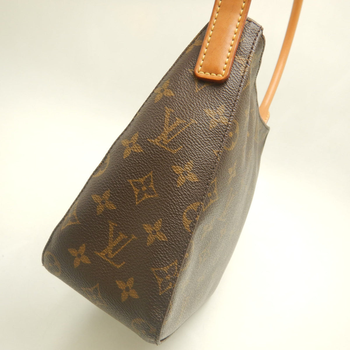 Louis Vuitton Brown Monogram Canvas Shoulder Bag Tote Bag (Pre-Owned)