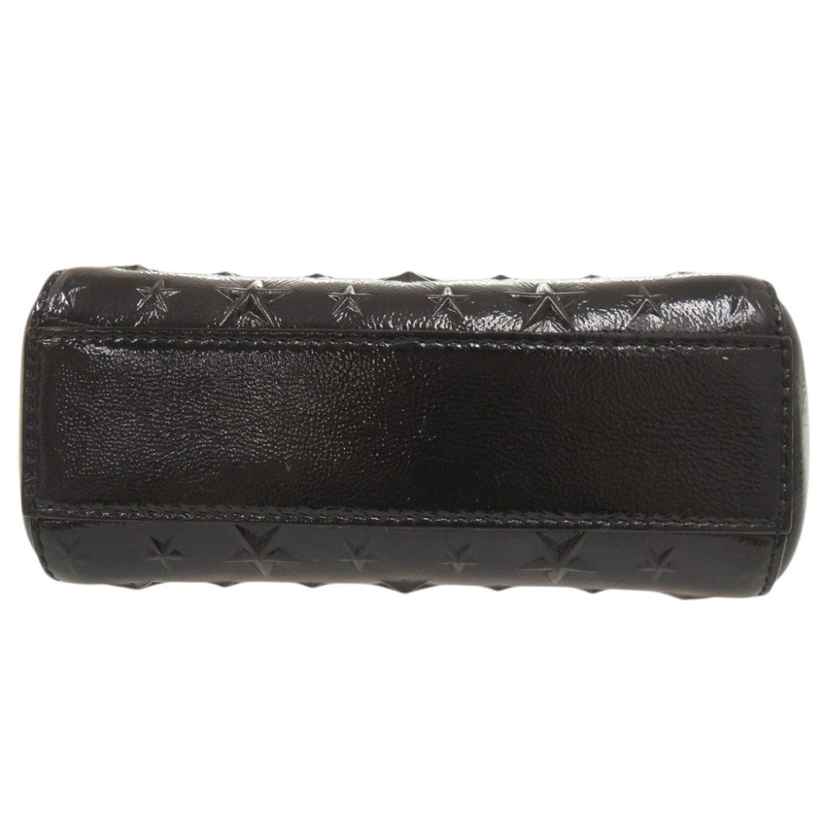 Jimmy Choo Black Patent Leather Handbag Shoulder Bag (Pre-Owned)