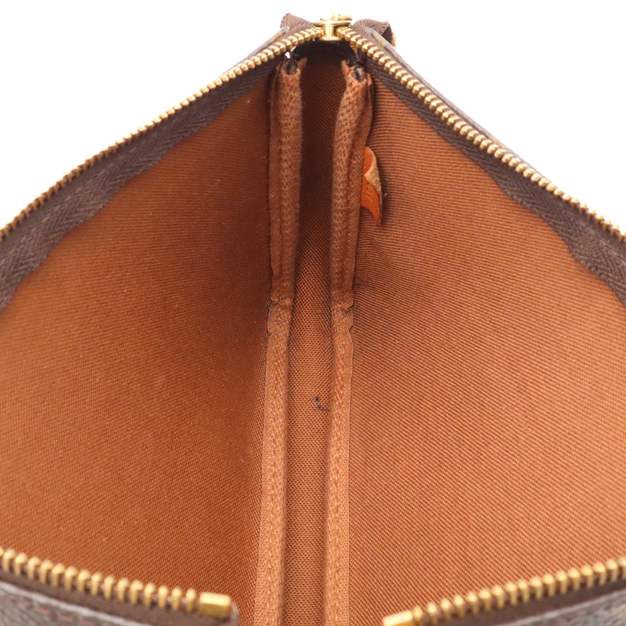 Louis Vuitton Brown Monogram Canvas Handbag Pochette Pouch (Pre-Owned)