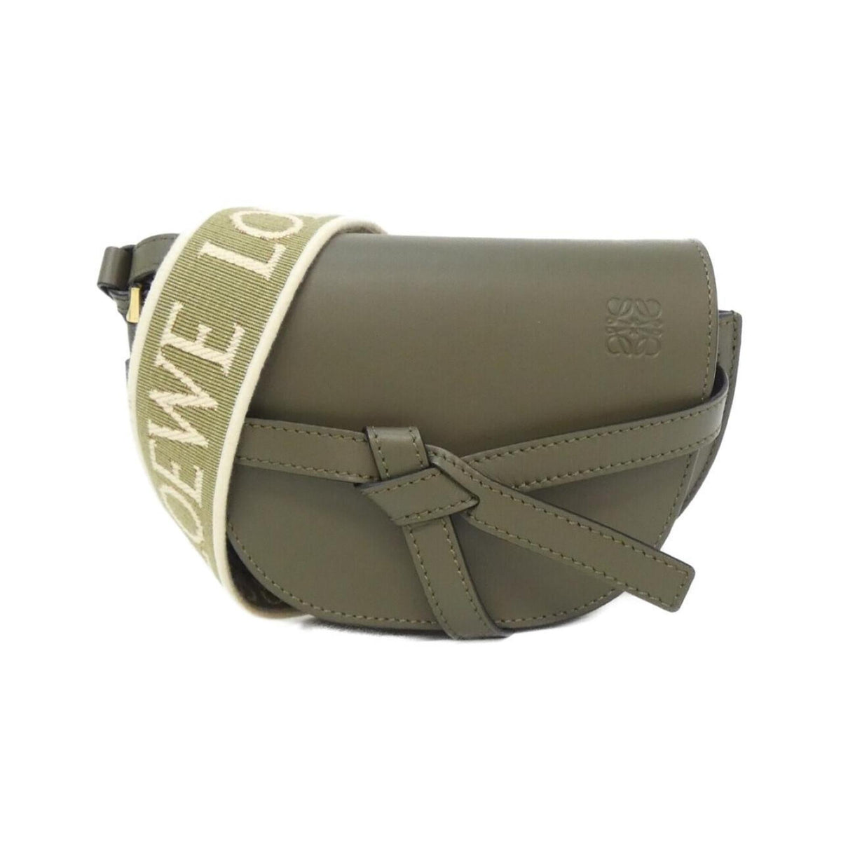 Loewe Green Leather Shoulder Bag (Pre-Owned)