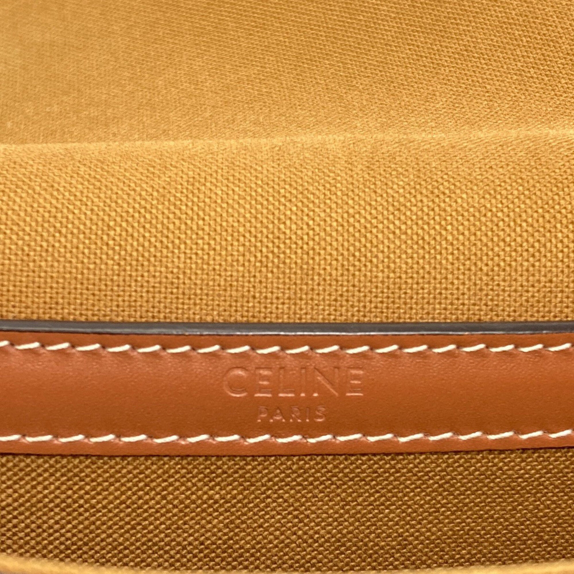 Celine Brown Pvc Shoulder Bag (Pre-Owned)