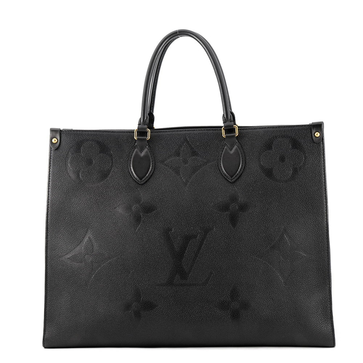 Louis Vuitton Black Monogram Noir Monogram Empreinte Handbag Tote Bag (Pre-Owned)