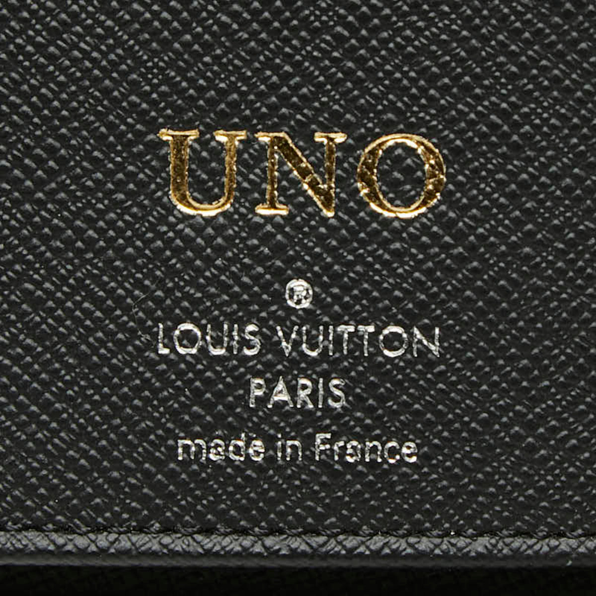 Louis Vuitton Black Gray Pvc Leather Long Wallet (Bi-Fold) (Pre-Owned)