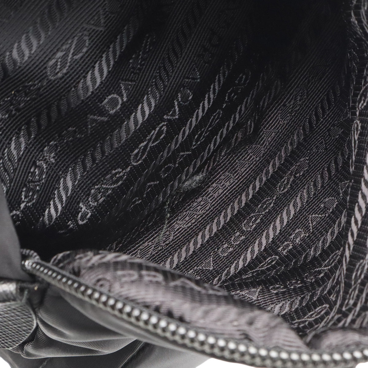 Prada Black Nero Nylon Shoulder Bag Sling Bag (Pre-Owned)