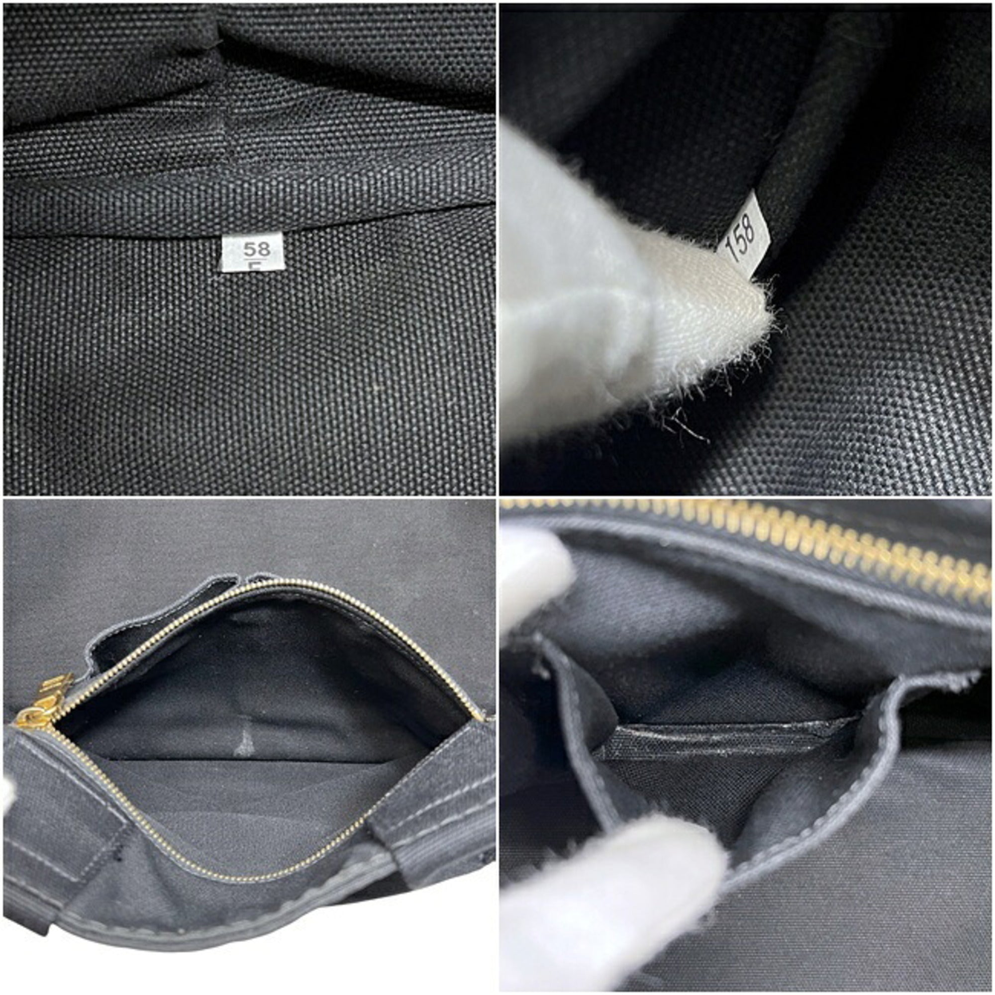 Prada Black Canvas Tote Bag (Pre-Owned)