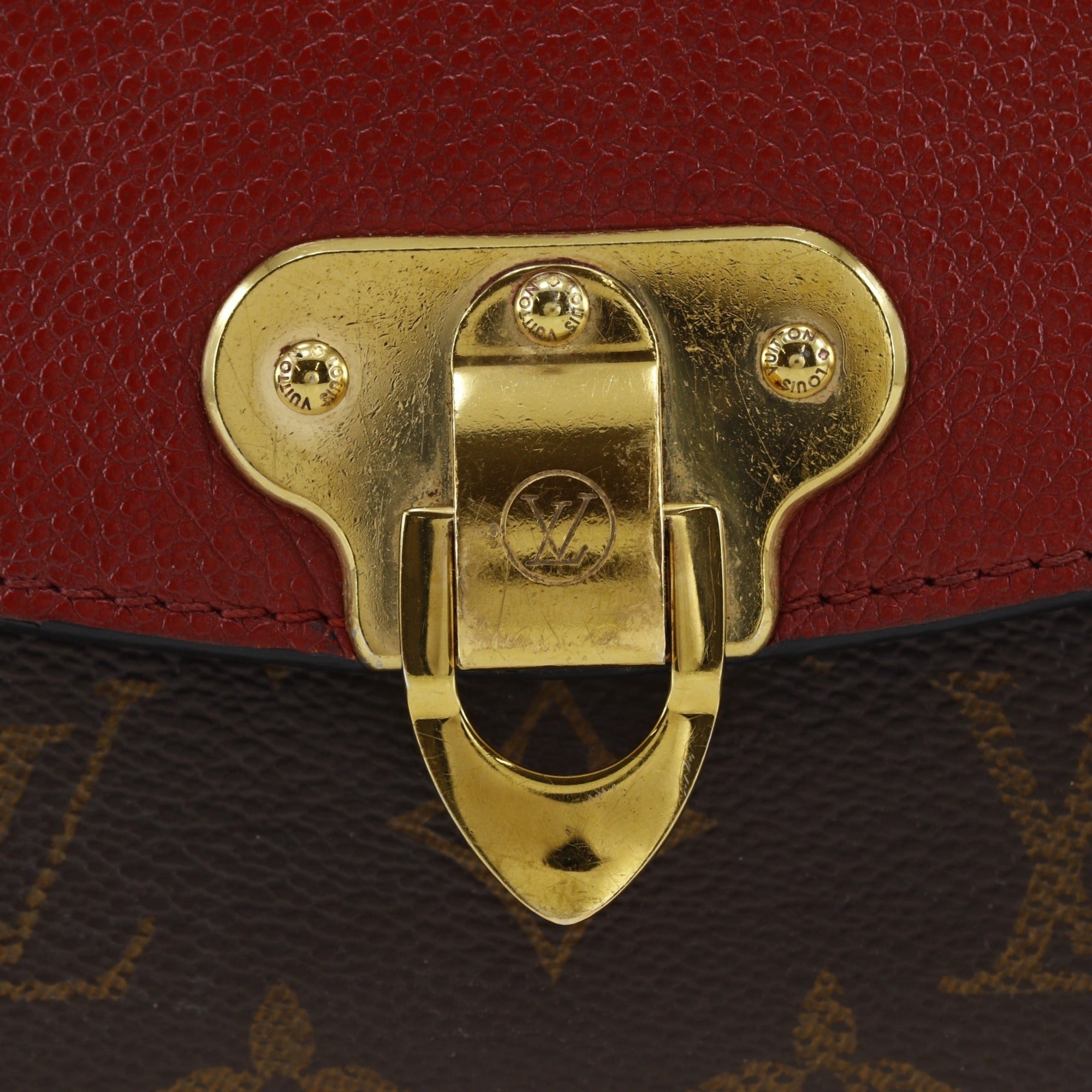 Louis Vuitton Brown Cerise Monogram Canvas Shoulder Bag (Pre-Owned)