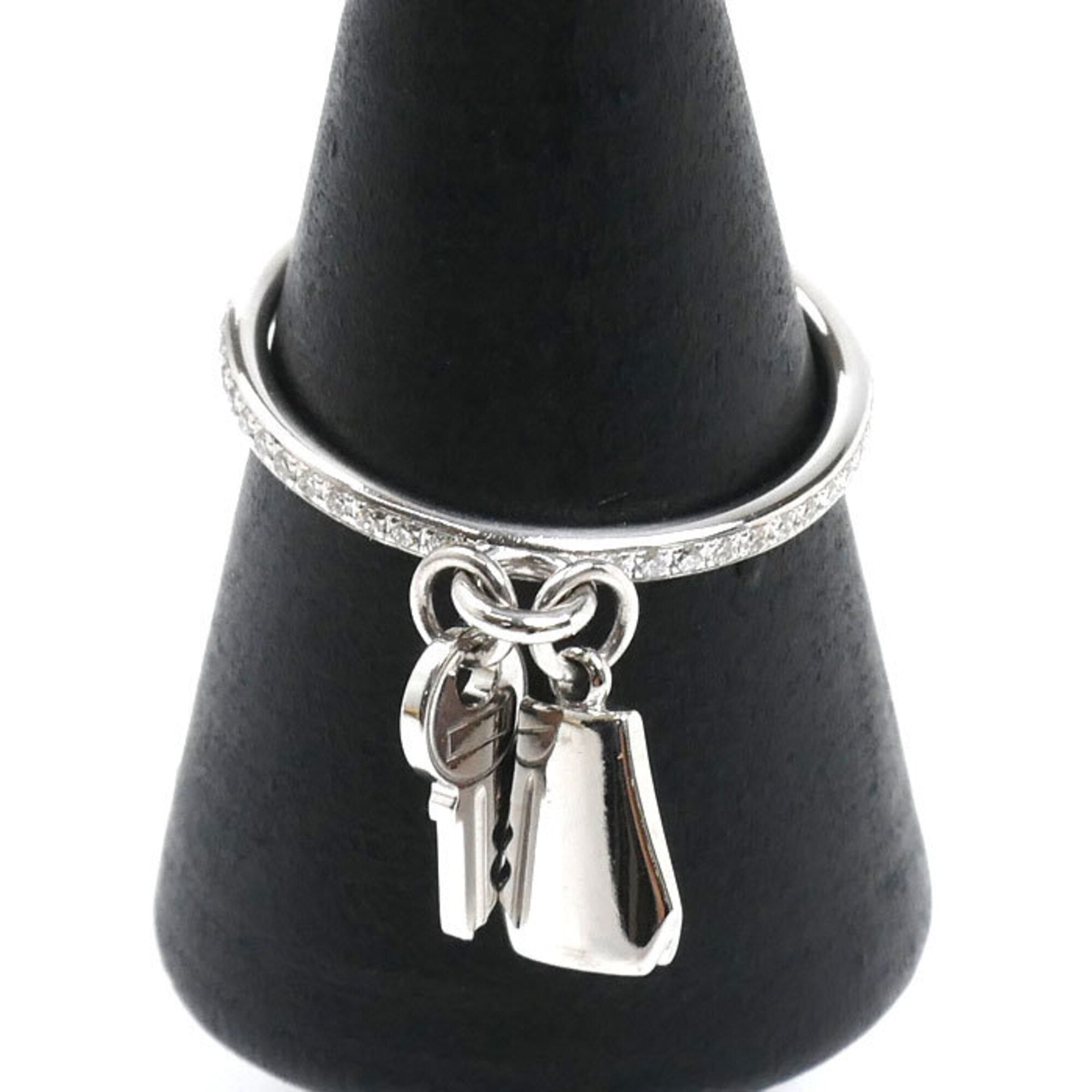 Hermes White Gold (18K) Band Ring (Pre-Owned)