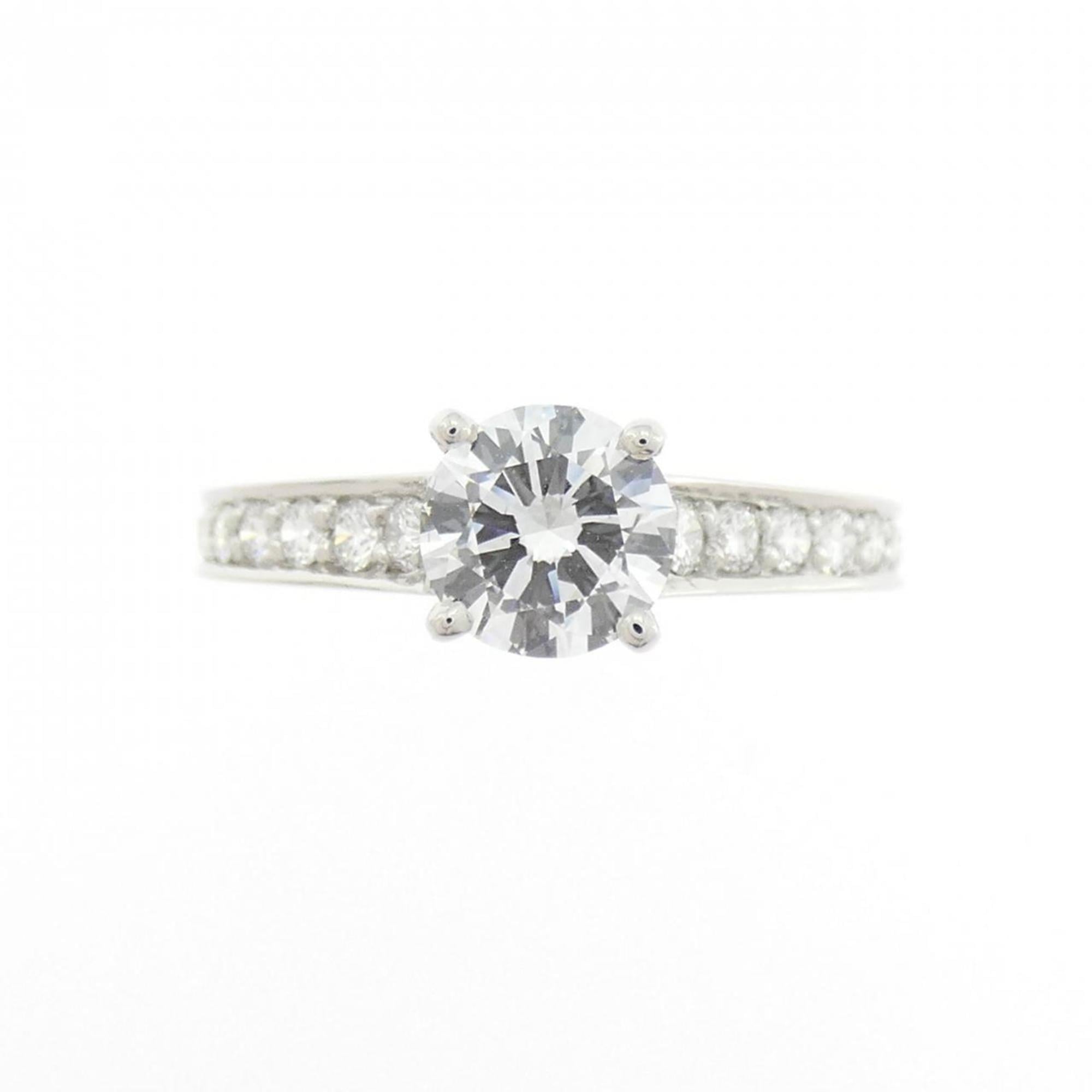 Cartier Platinum Platinum 950 Band Ring (Pre-Owned)