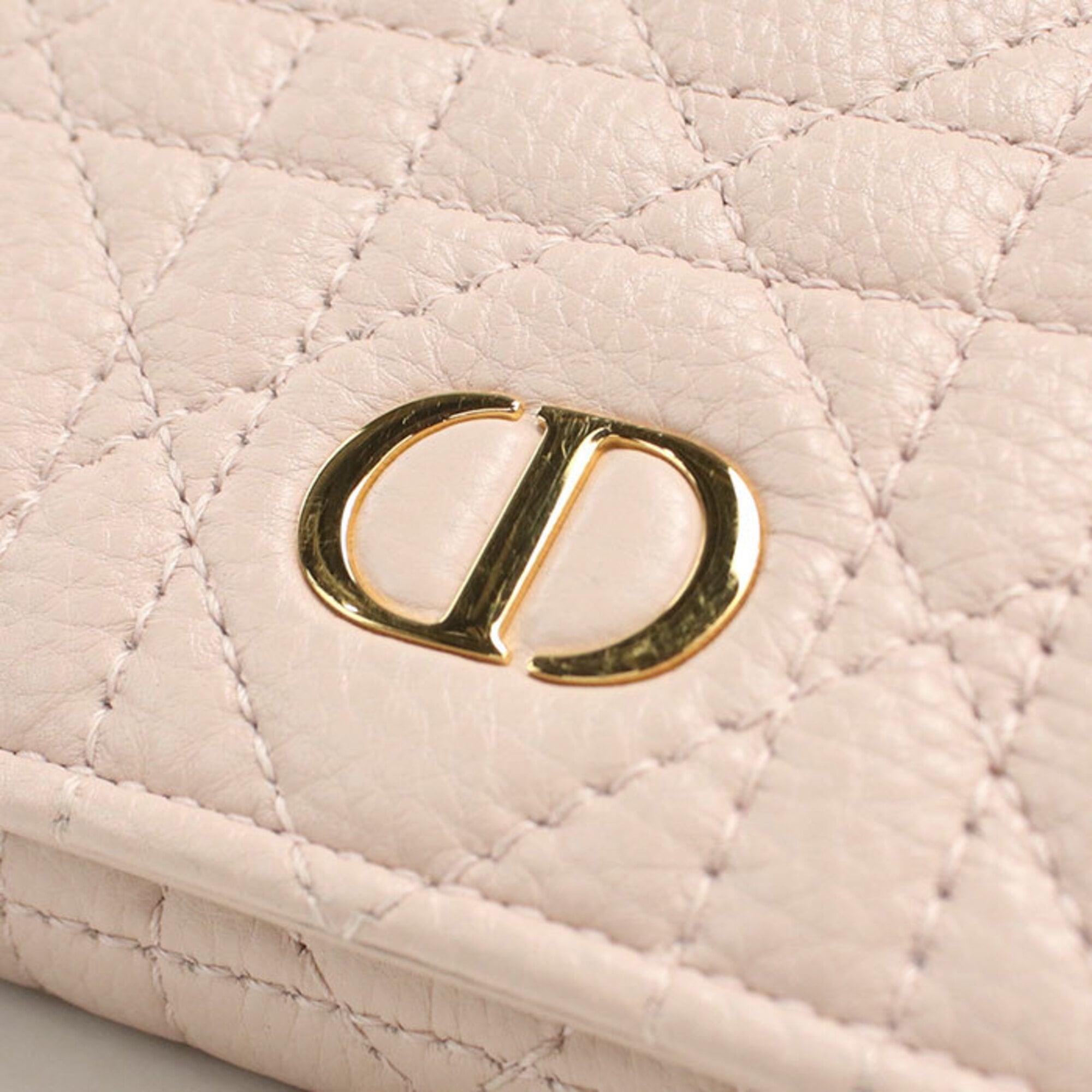 Christian Dior Pink Leather Wallet (Bi-Fold) (Pre-Owned)