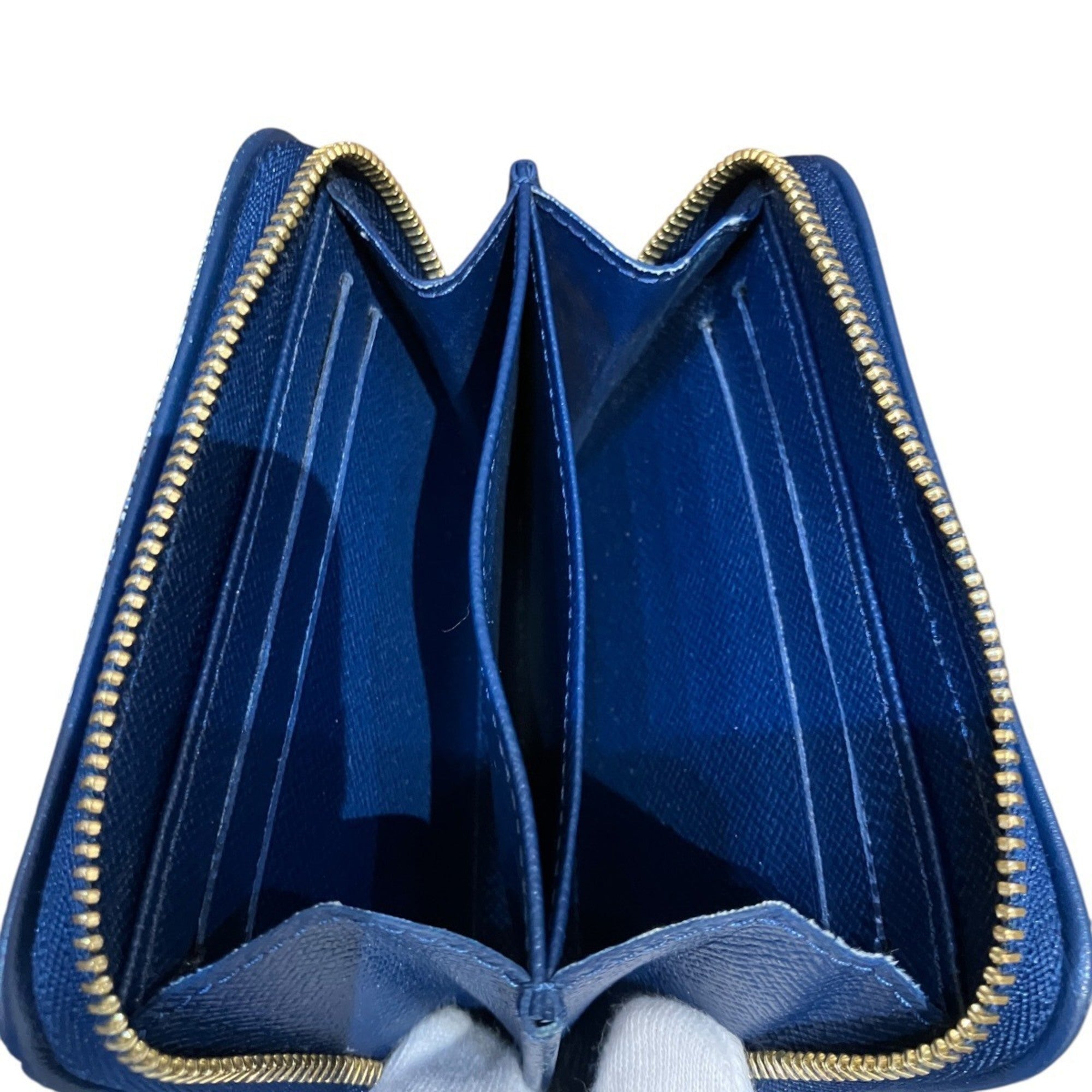 Louis Vuitton Monogram Denim Blue Denim Coin Purse/Coin Case (Pre-Owned)