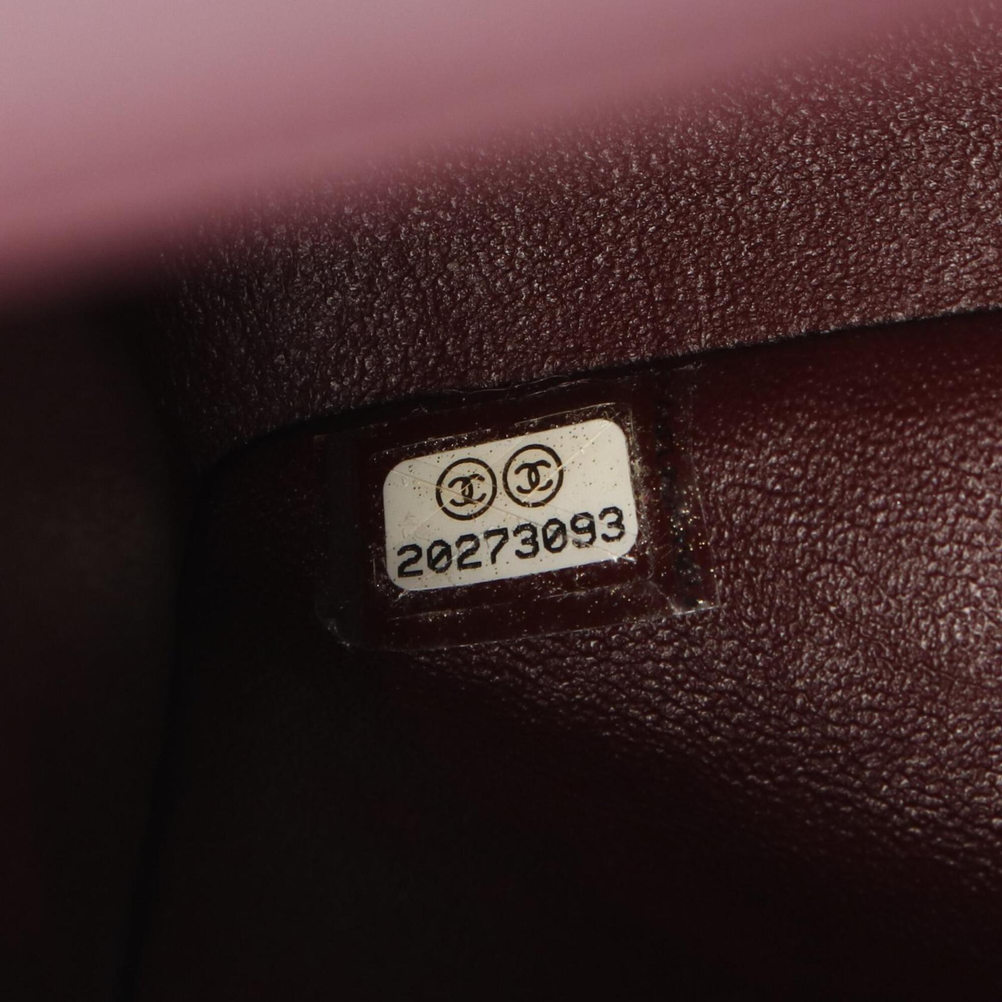 Chanel Black Leather Handbag Shoulder Bag (Pre-Owned)