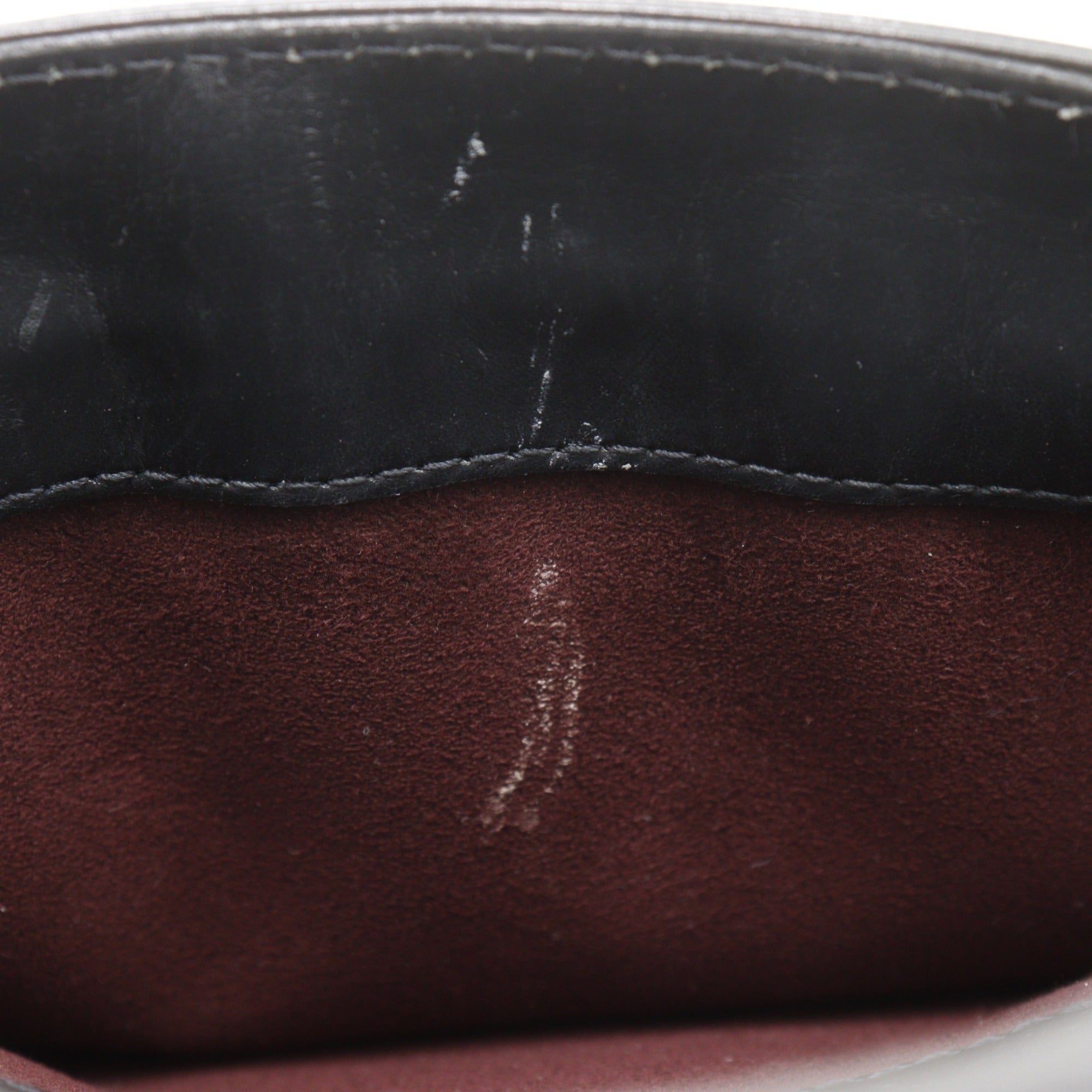 Louis Vuitton Black Monogram Noir Monogram Leather Handbag (Pre-Owned)