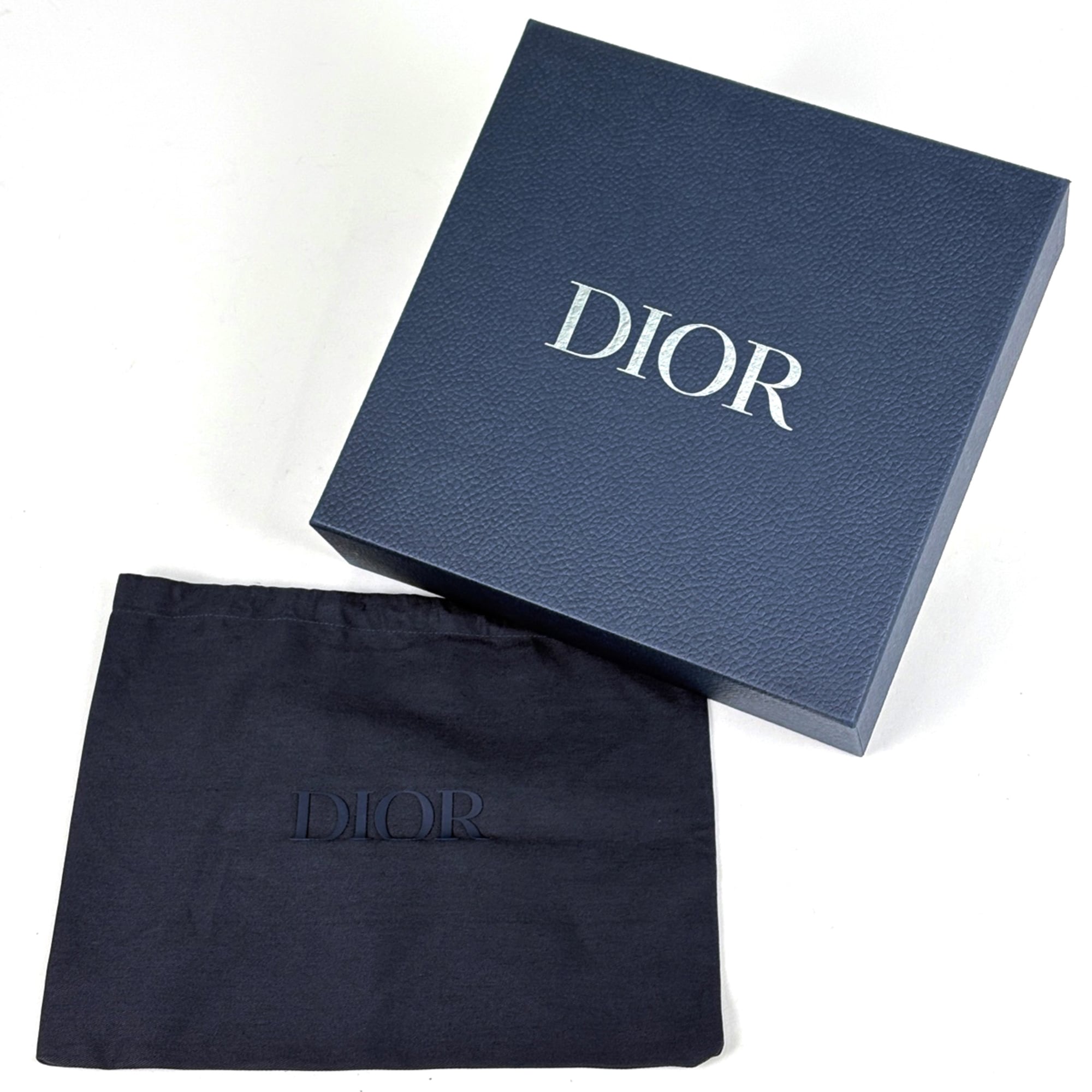 Christian Dior Trotter Beige Black Leather Cotton Fabric Messenger Bag Shoulder Bag (Pre-Owned)