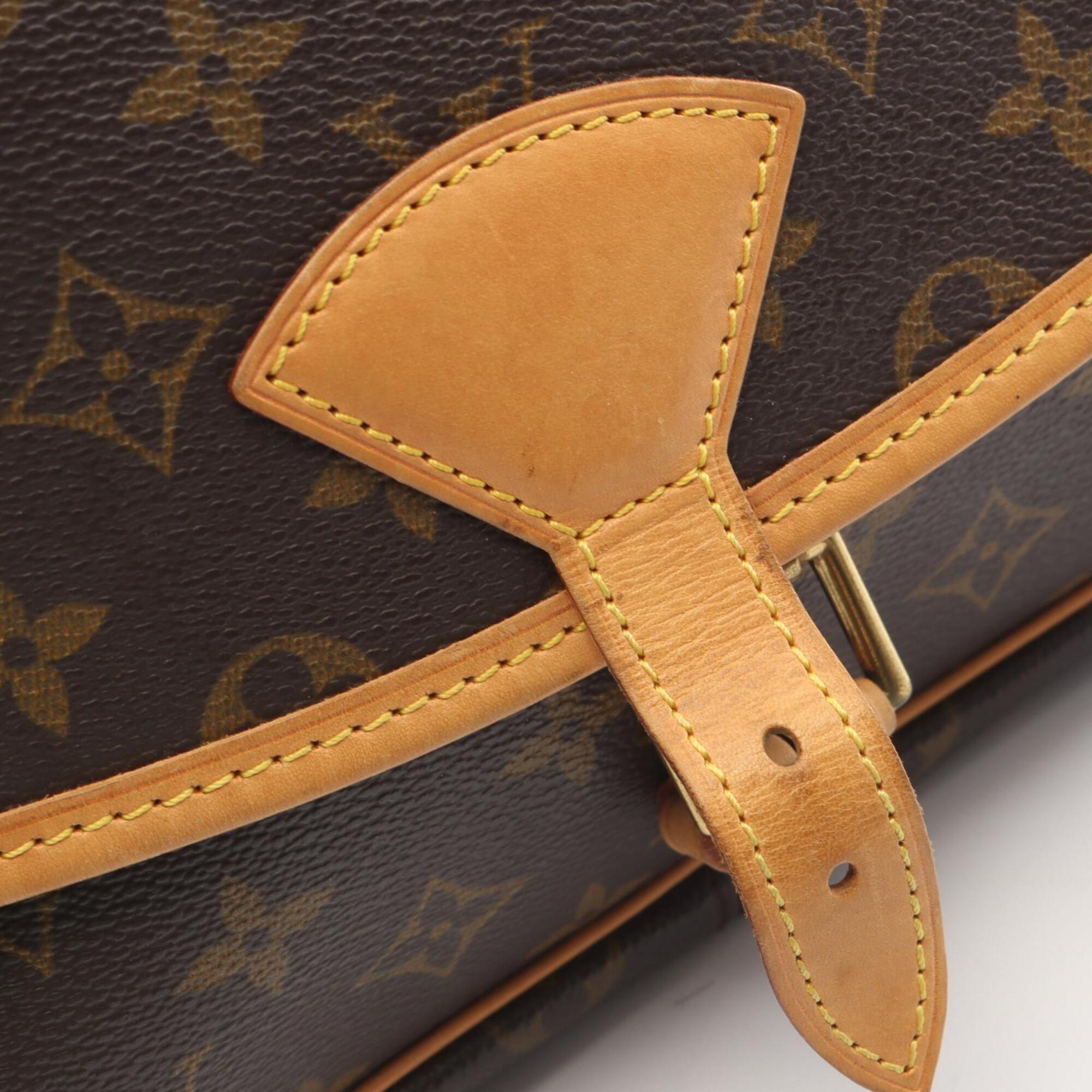 Louis Vuitton Brown Pvc Leather Handbag Shoulder Bag (Pre-Owned)
