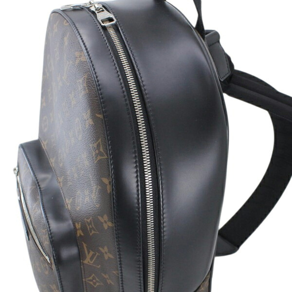 Louis Vuitton Monogram Macassar Black Brown Monogram Leather Backpack (Pre-Owned)