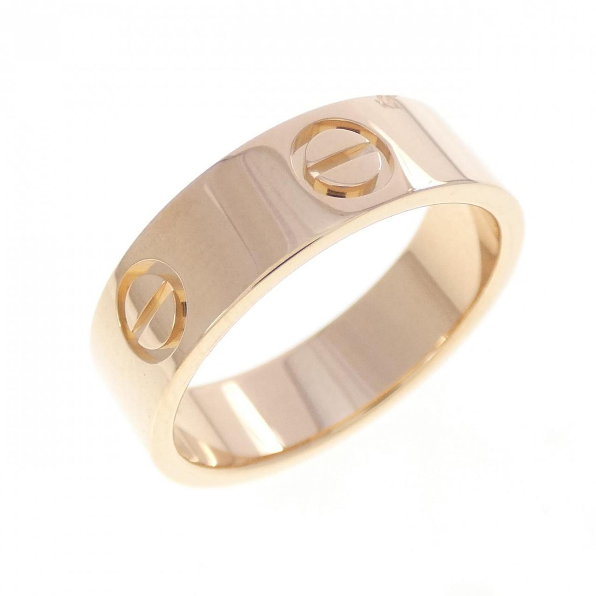Cartier Love Pink Gold (18K) Band Ring (Pre-Owned)