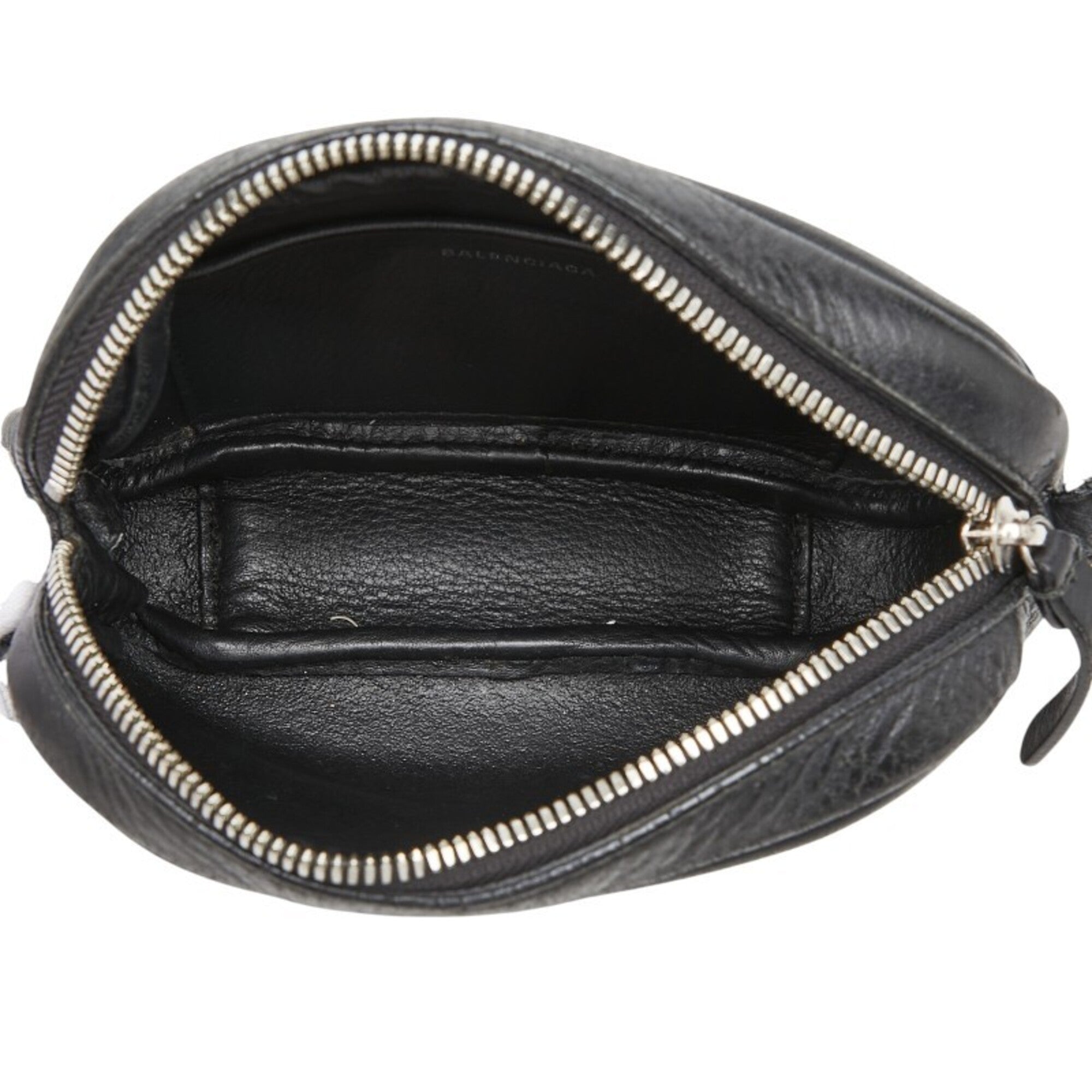 Balenciaga Black Leather Shoulder Bag (Pre-Owned)