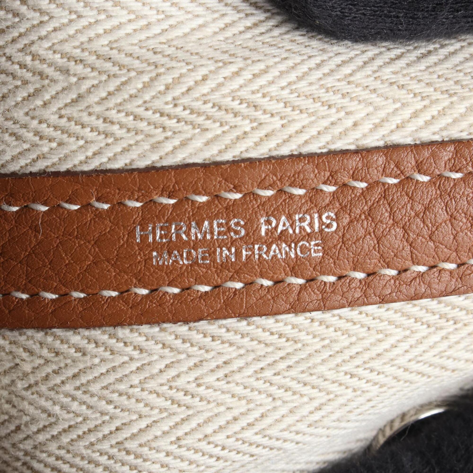 Hermes Brown Negonda Leather Handbag Tote Bag (Pre-Owned)