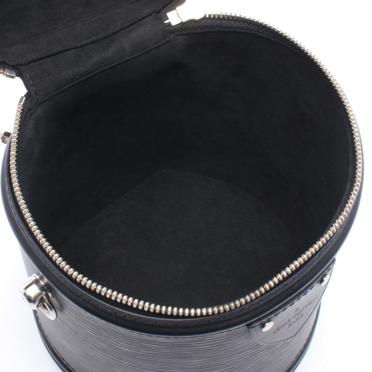 Louis Vuitton Black Leather Handbag (Pre-Owned)