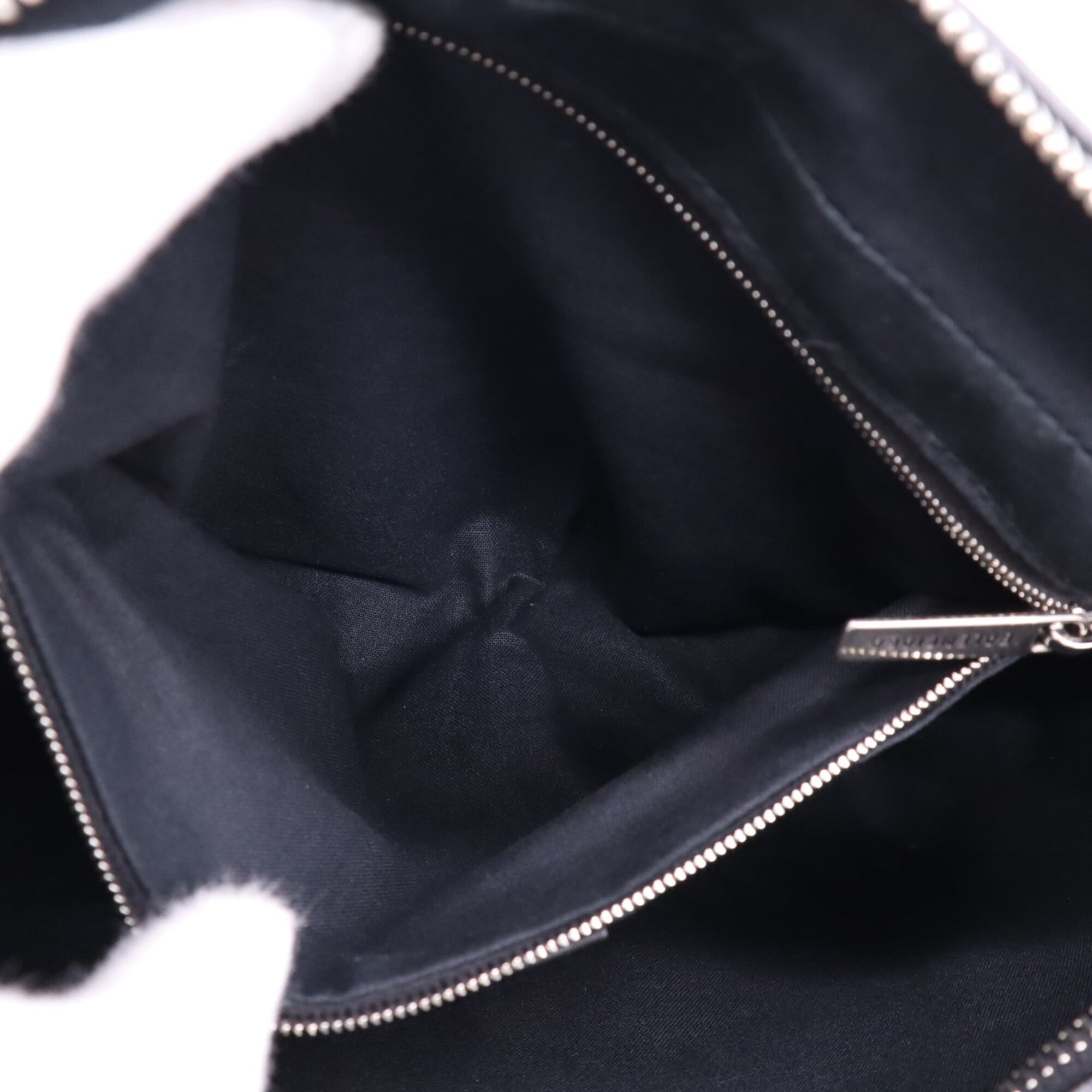 Balenciaga Black Gray Coated Canvas Shoulder Bag (Pre-Owned)
