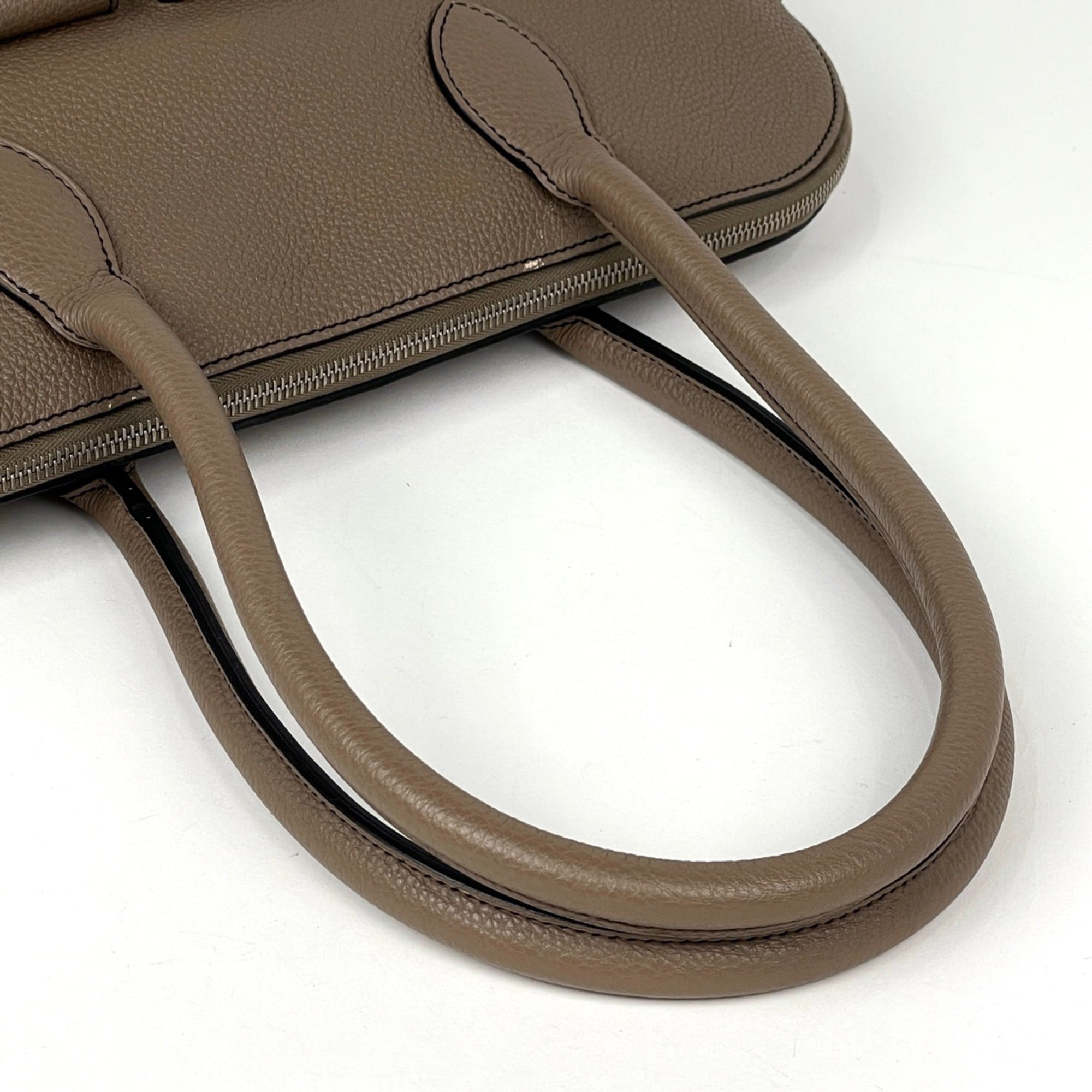 Hermes Brown Togo Leather Handbag (Pre-Owned)
