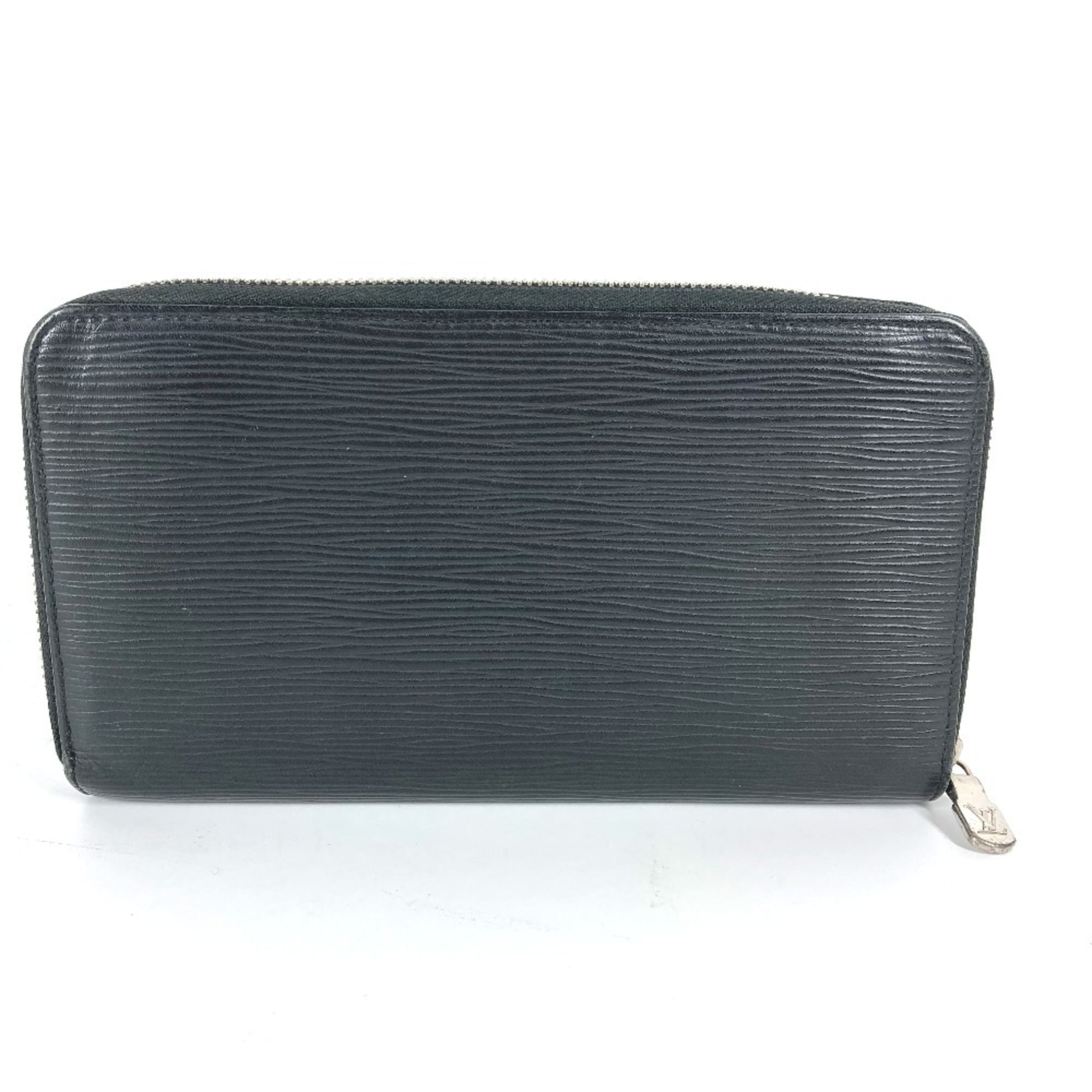 Louis Vuitton Epi Black Galle Noir Epi Leather Long Bill Wallet (Bi-Fold) (Pre-Owned)