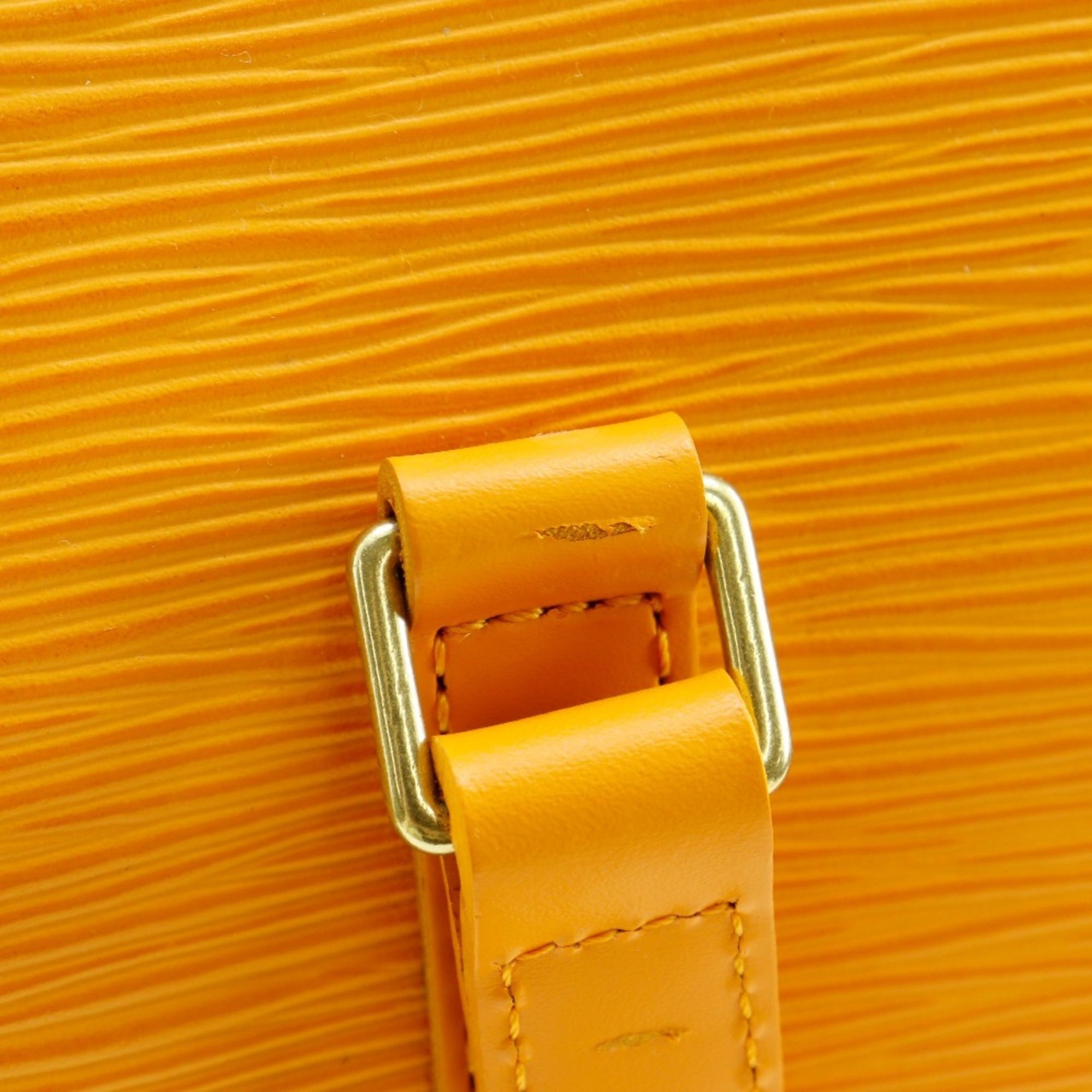 Louis Vuitton Orange Epi Leather Handbag (Pre-Owned)