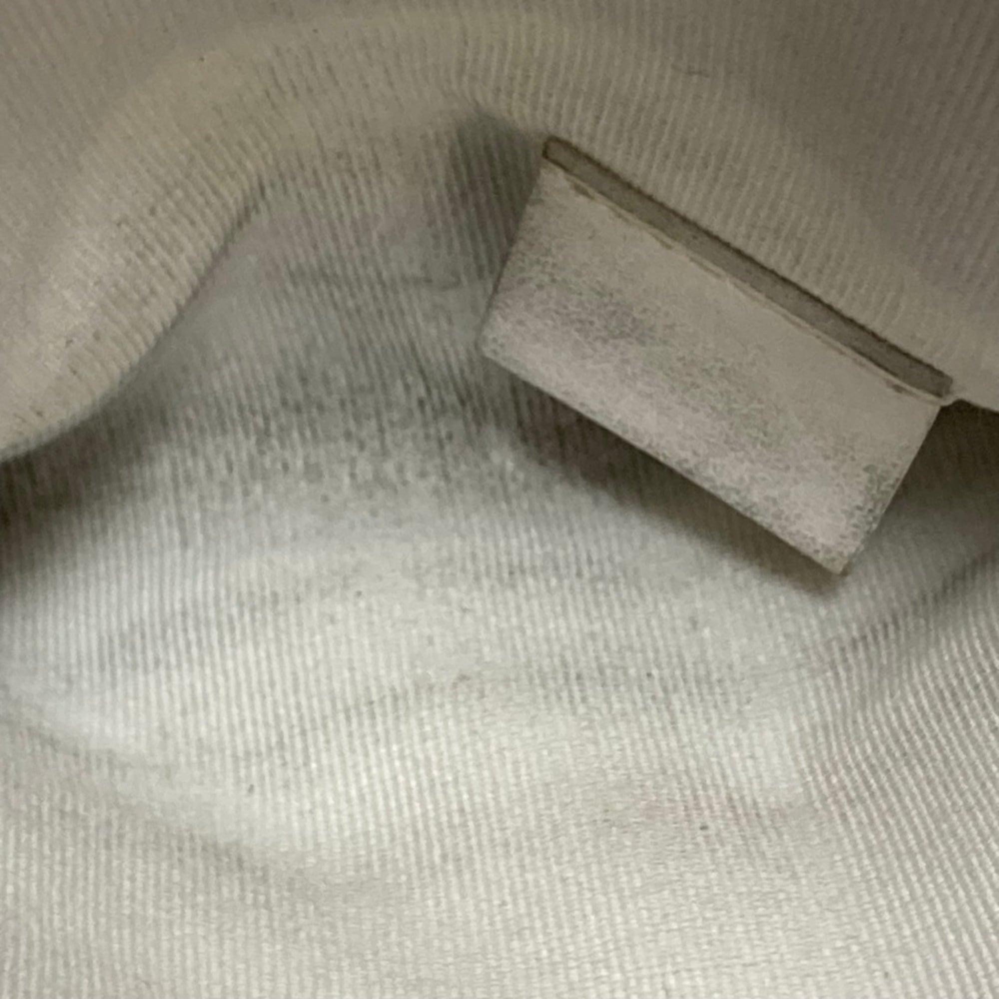 Chanel White Grained Calfskin Coin Purse/Coin Case (Pre-Owned)
