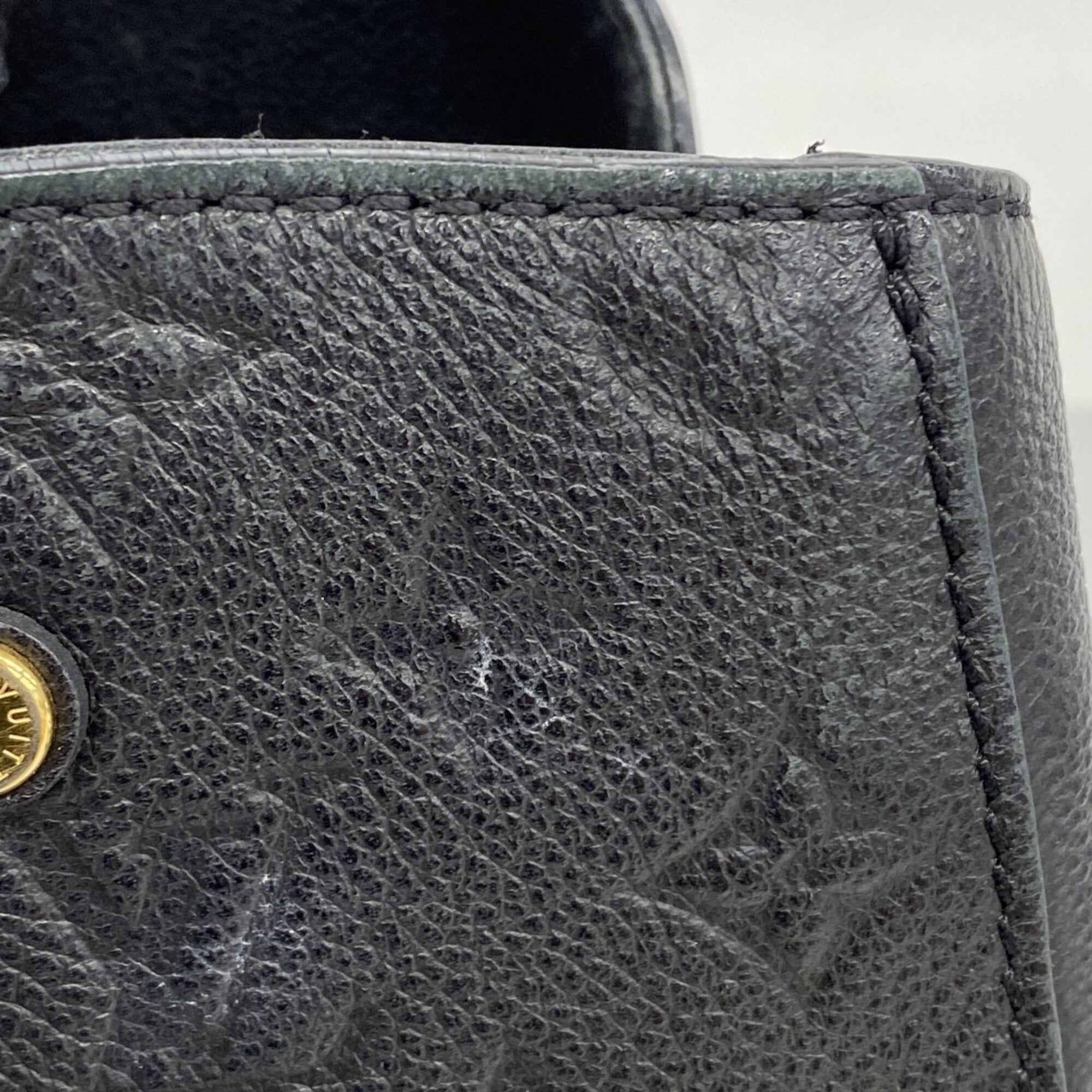 Louis Vuitton Noir Handbag (Pre-Owned)
